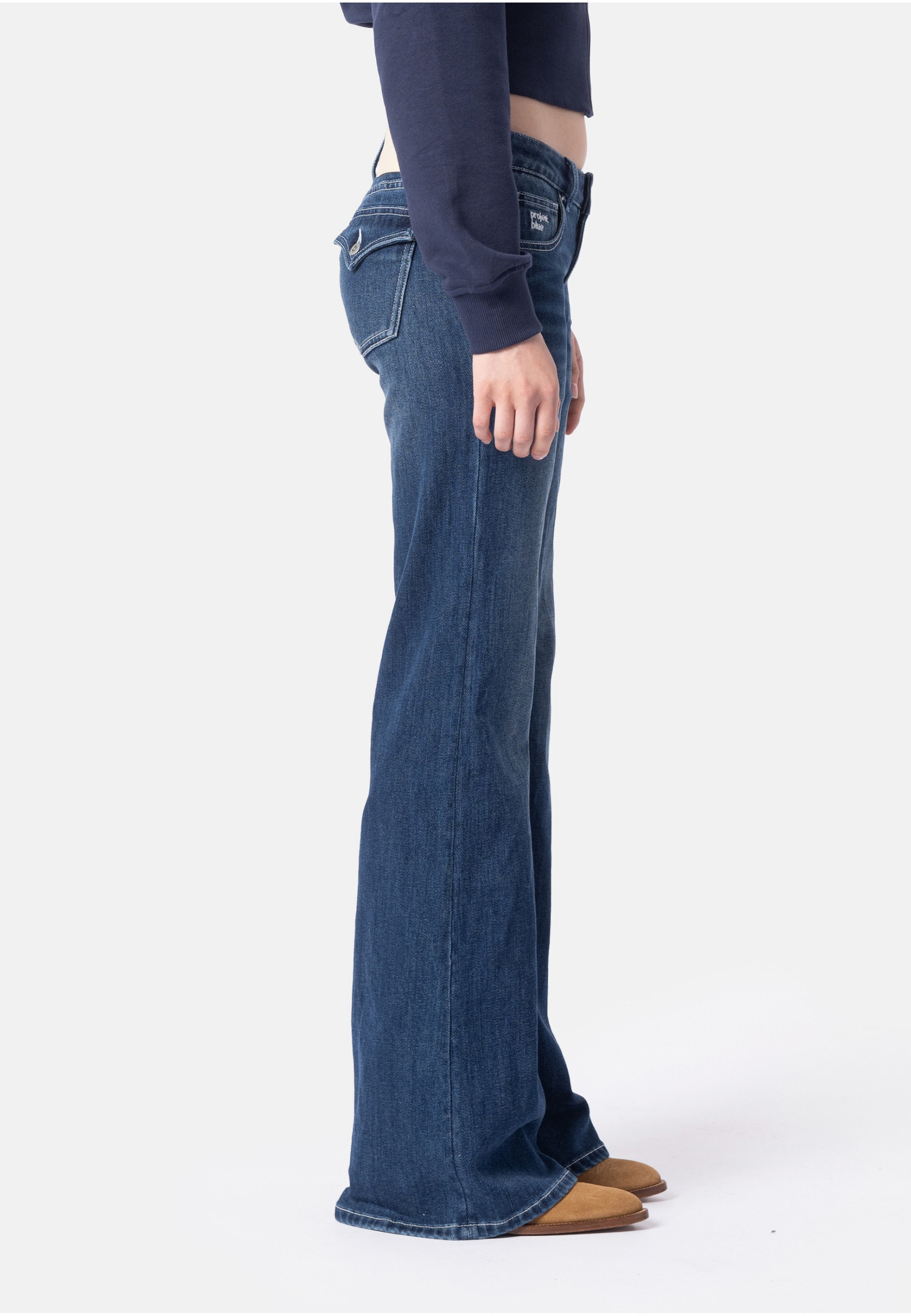Project Blue Bootcut-Jeans »Project Blue LOW WAIST BOOTCUT«