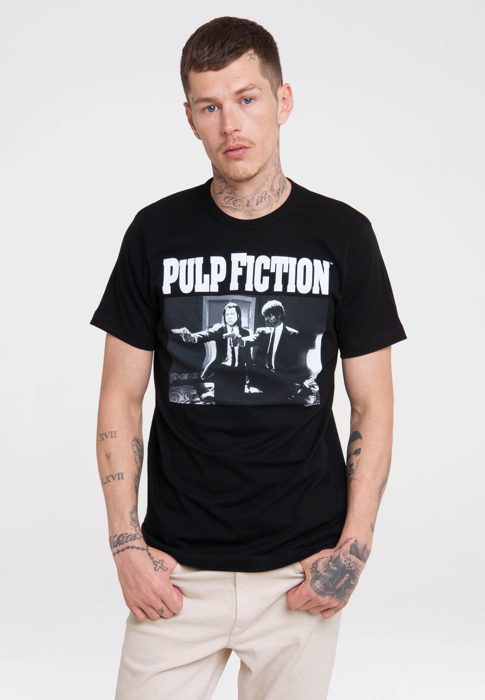 LOGOSHIRT T-Shirt »Pulp Fiction«, mit lässigem Front-Print ▷ kaufen | BAUR