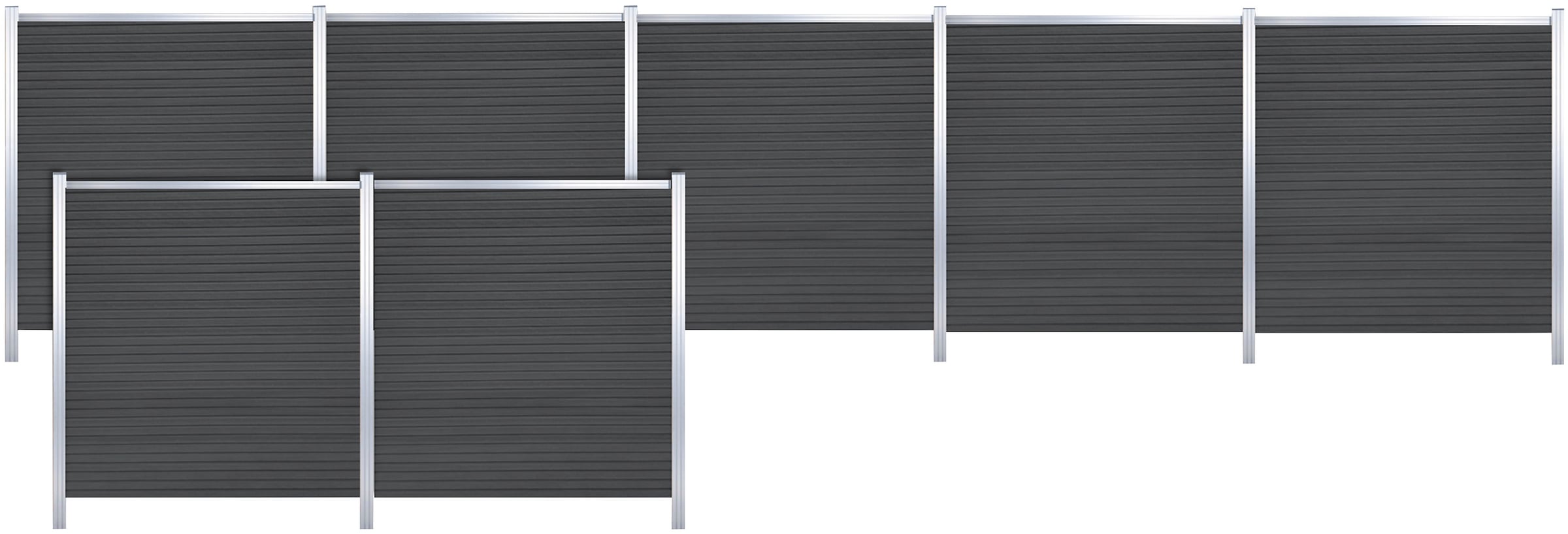 Tetzner & Jentzsch Sichtschutzelement "WARREN 5" pflegeleicht, coextrudiert günstig online kaufen