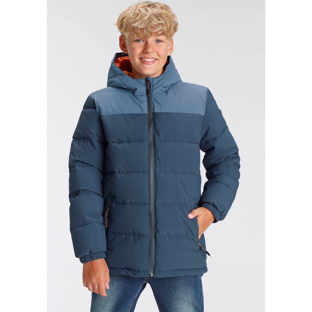 Killtec Winterjacke »KW 1 BYS JCKT OT - für Kinder«, mit Kapuze, Winddicht & Wasserabweisend & Atmungsaktiv