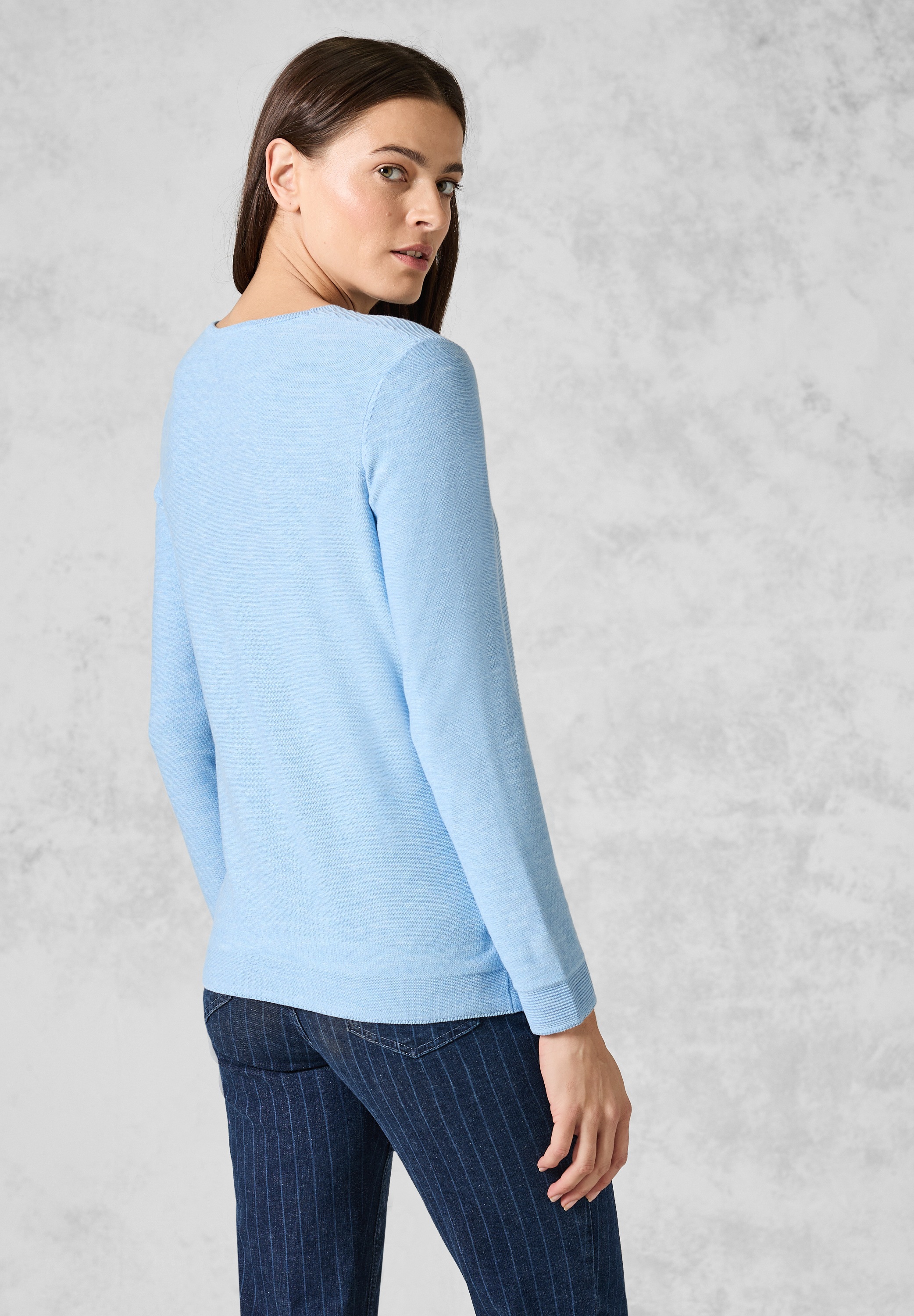 Cecil Strickpullover, im soften Baumwoll-Mix