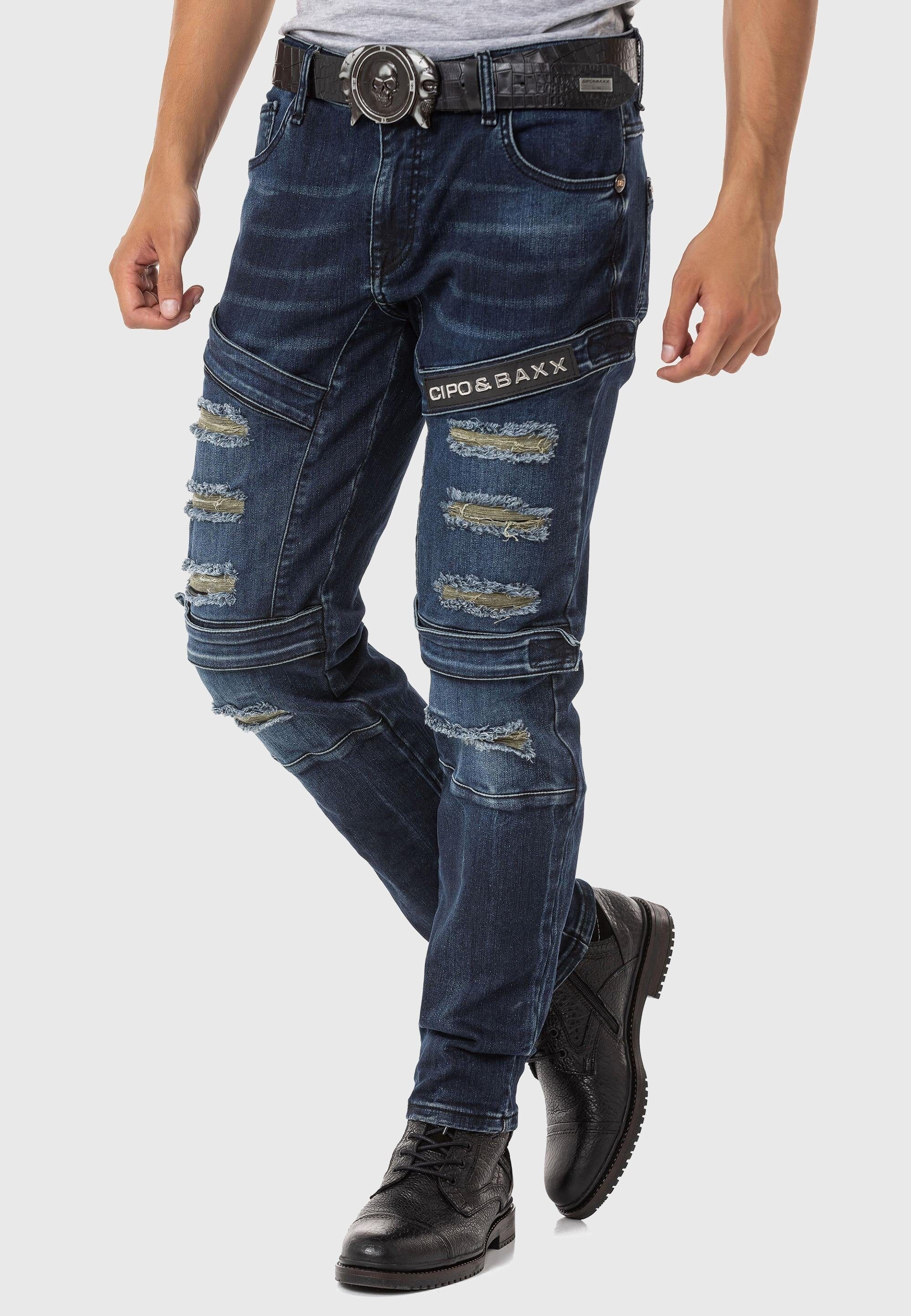 Cipo & Baxx 5-Pocket-Jeans »Jeans« im destroyed Look