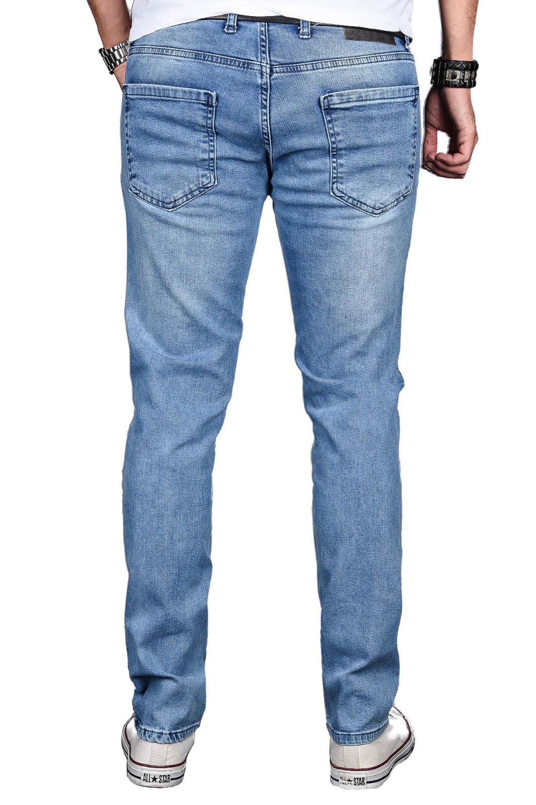 Alessandro Salvarini Slim-fit-Jeans »ASLuca«, Stretch mit Elasthan