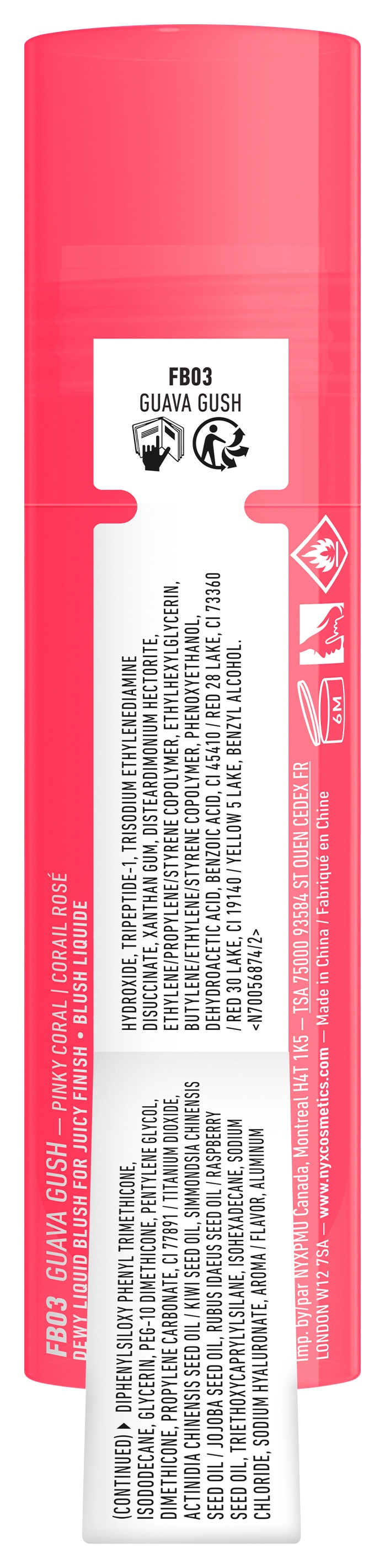 NYX Rouge »NYX Professional Makeup Fat Cheeks Blush«