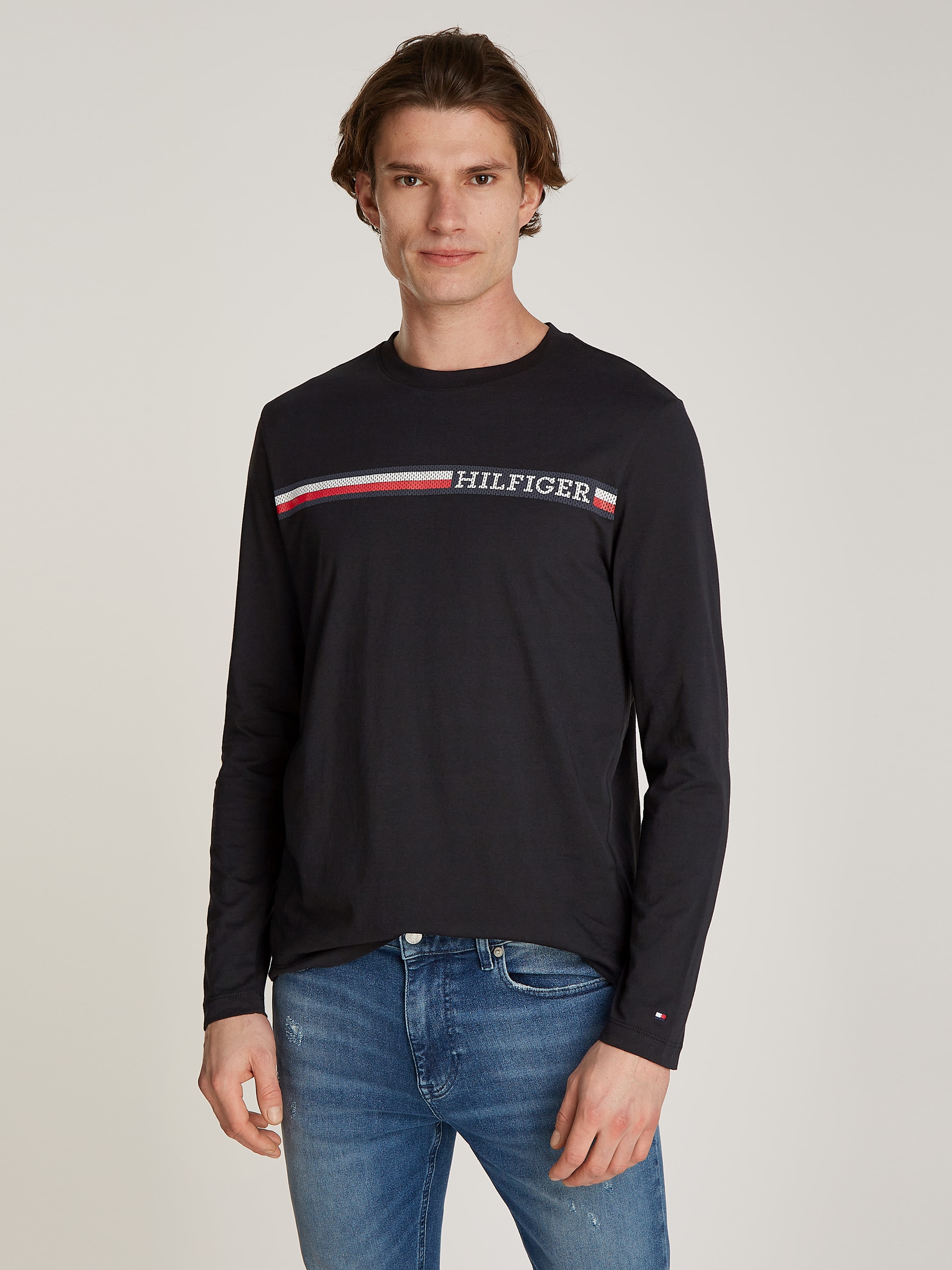 Longsleeve »CHEST STRIPE LS TEE«