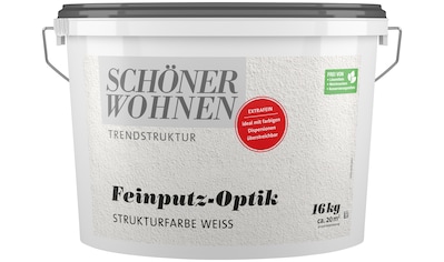 SCHÖNER WOHNEN FARBE Wand- und Deckenfarbe »TRENDSTRUKTUR Feinputz-Optik extrafein«