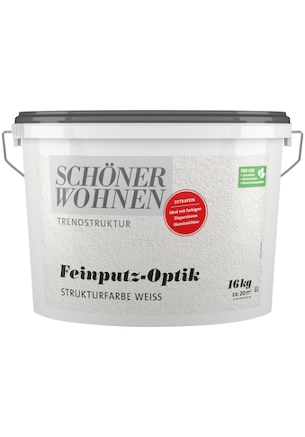 SCHÖNER WOHNEN FARBE Wand- und Deckenfarbe »TRENDSTRUKTUR Feinputz-Optik extrafein«