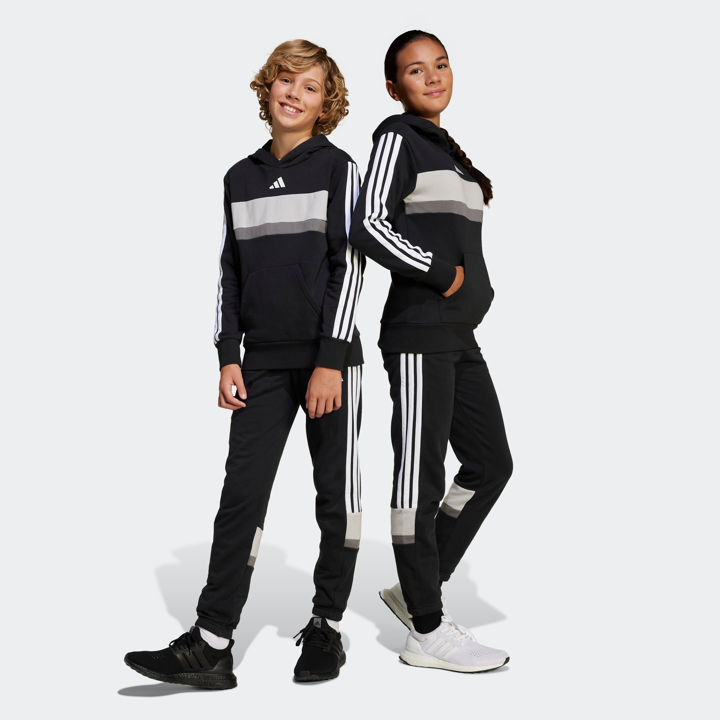 adidas Sportswear Sporthose »J 3S TIB FL PT«  für Kinder, mit Gummizug, aus Baumwolle und Polyester