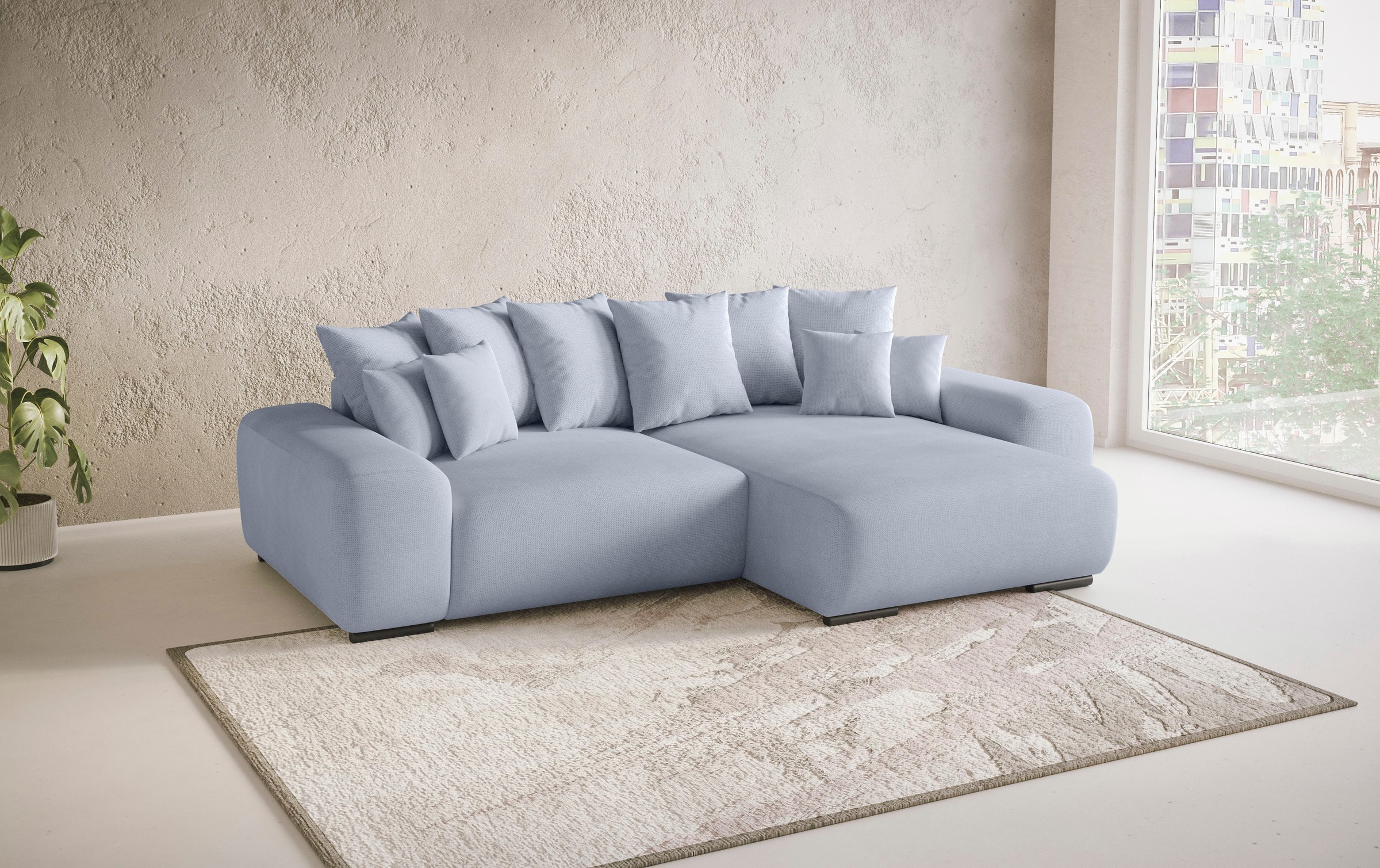 Mr. Couch Ecksofa "Sundance L-Form", Dauerschläfer mit EasyBett-Schlaffunkt günstig online kaufen