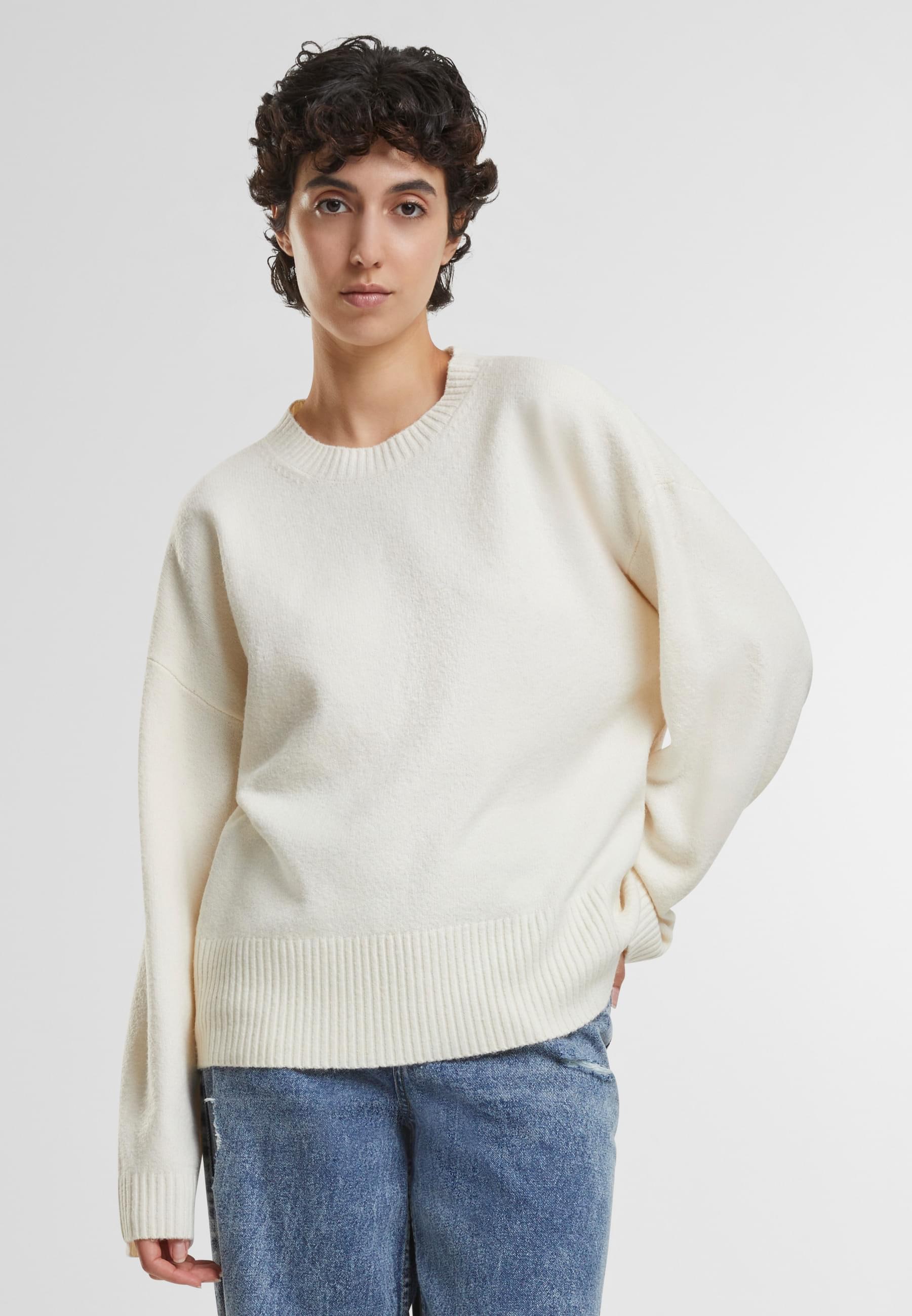 URBAN CLASSICS Rundhalspullover »Urban Classics Ladies Soft Oversized Sweater«, (1 tlg.)