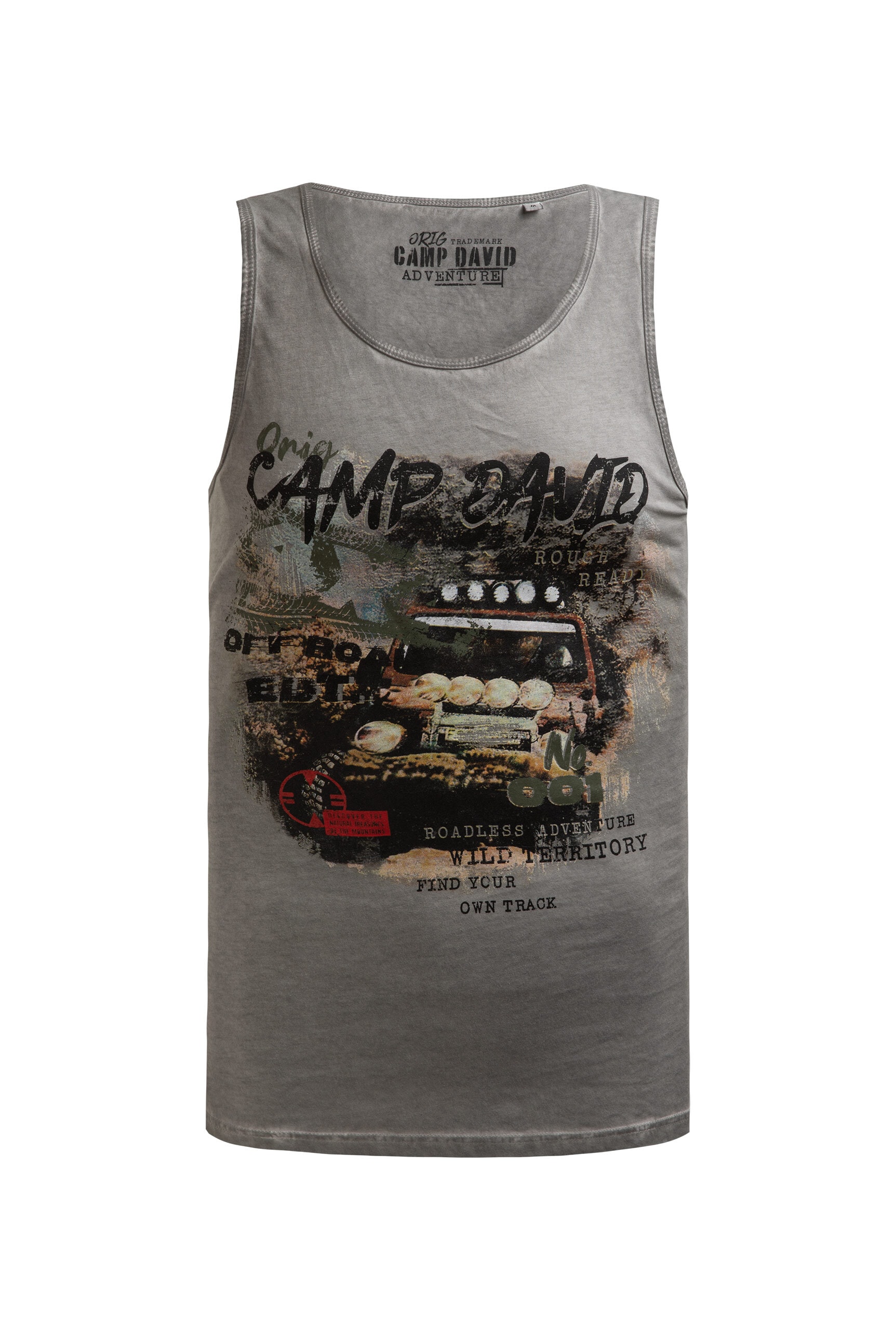 CAMP DAVID Tanktop aus Baumwolle