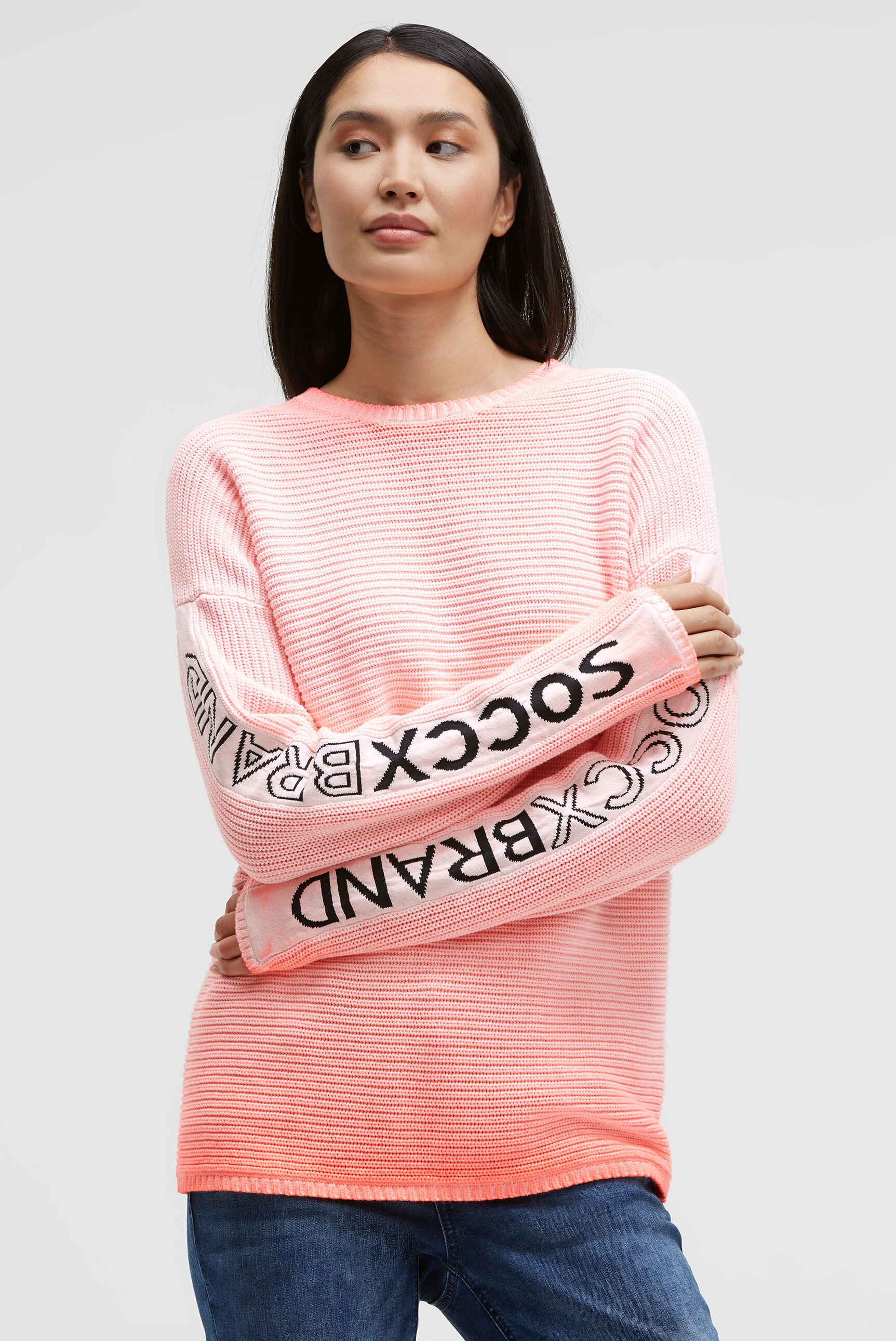 SOCCX Rundhalspullover günstig online kaufen