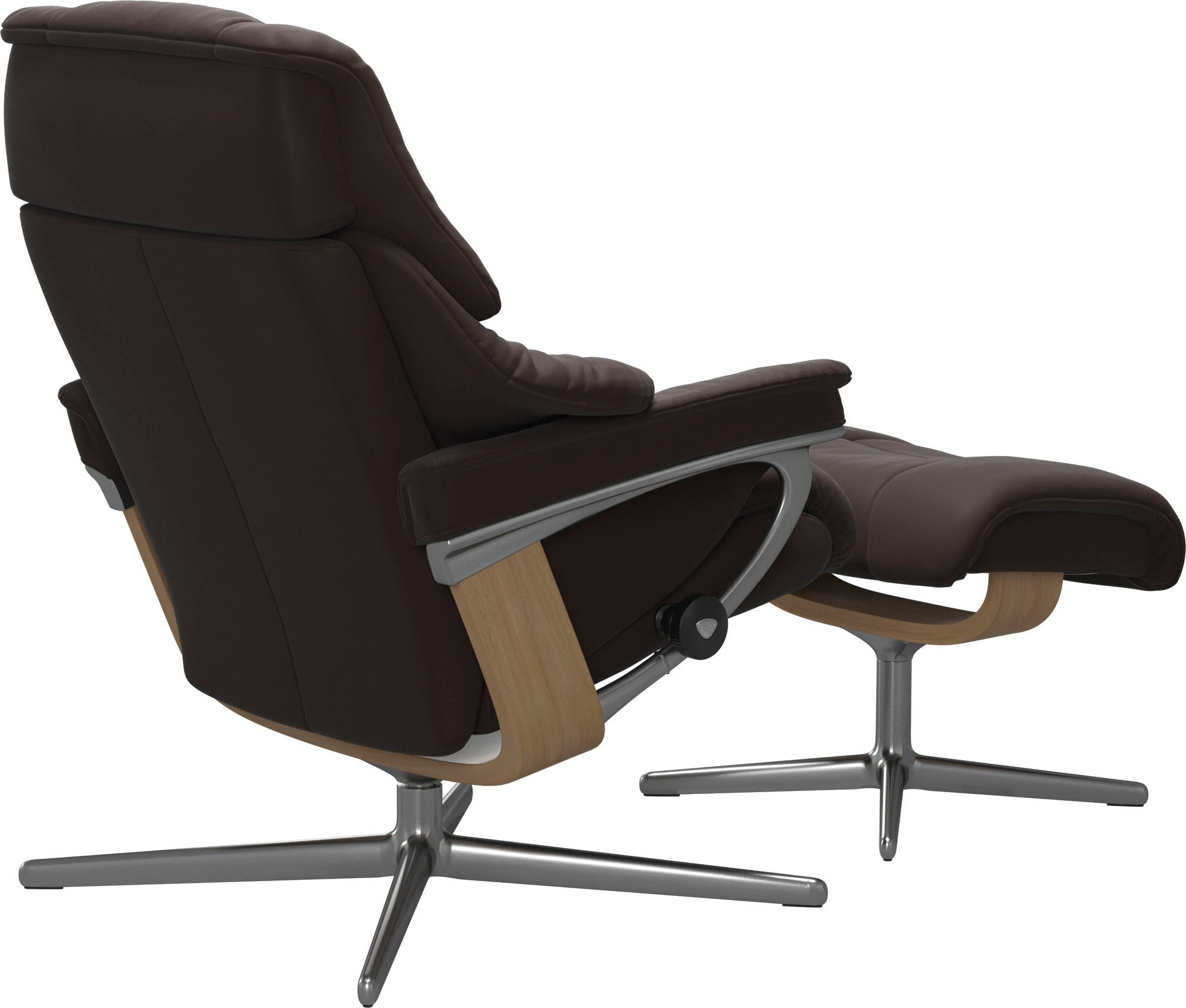 Stressless® Relaxsessel »Reno«, mit Cross Base, Größe S, M & L, Holzakzent Eiche
