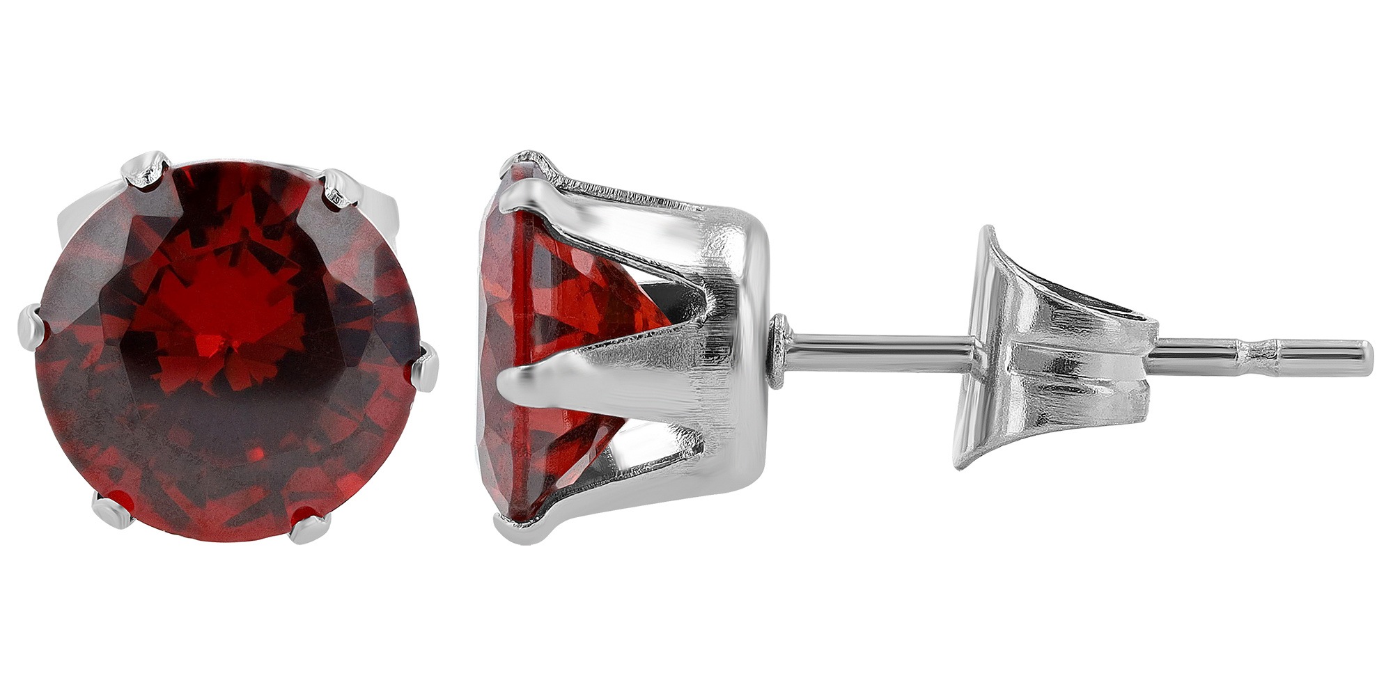 Adelia´s Paar Ohrhänger "Unisex Ohrringe – Ohrstecker aus Edelstahl mit Zir günstig online kaufen