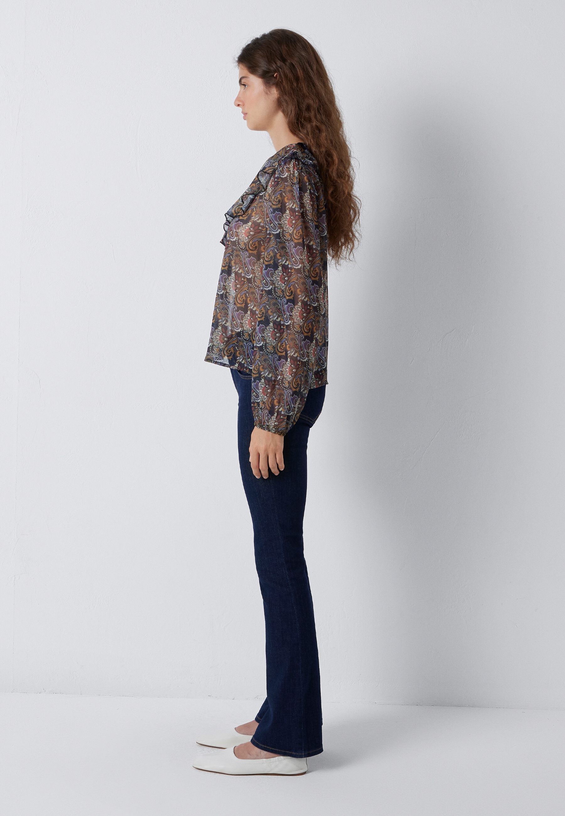 Mavi Klassische Bluse »LONG SLEEVE BLOUSES« Bluse Chiffon
