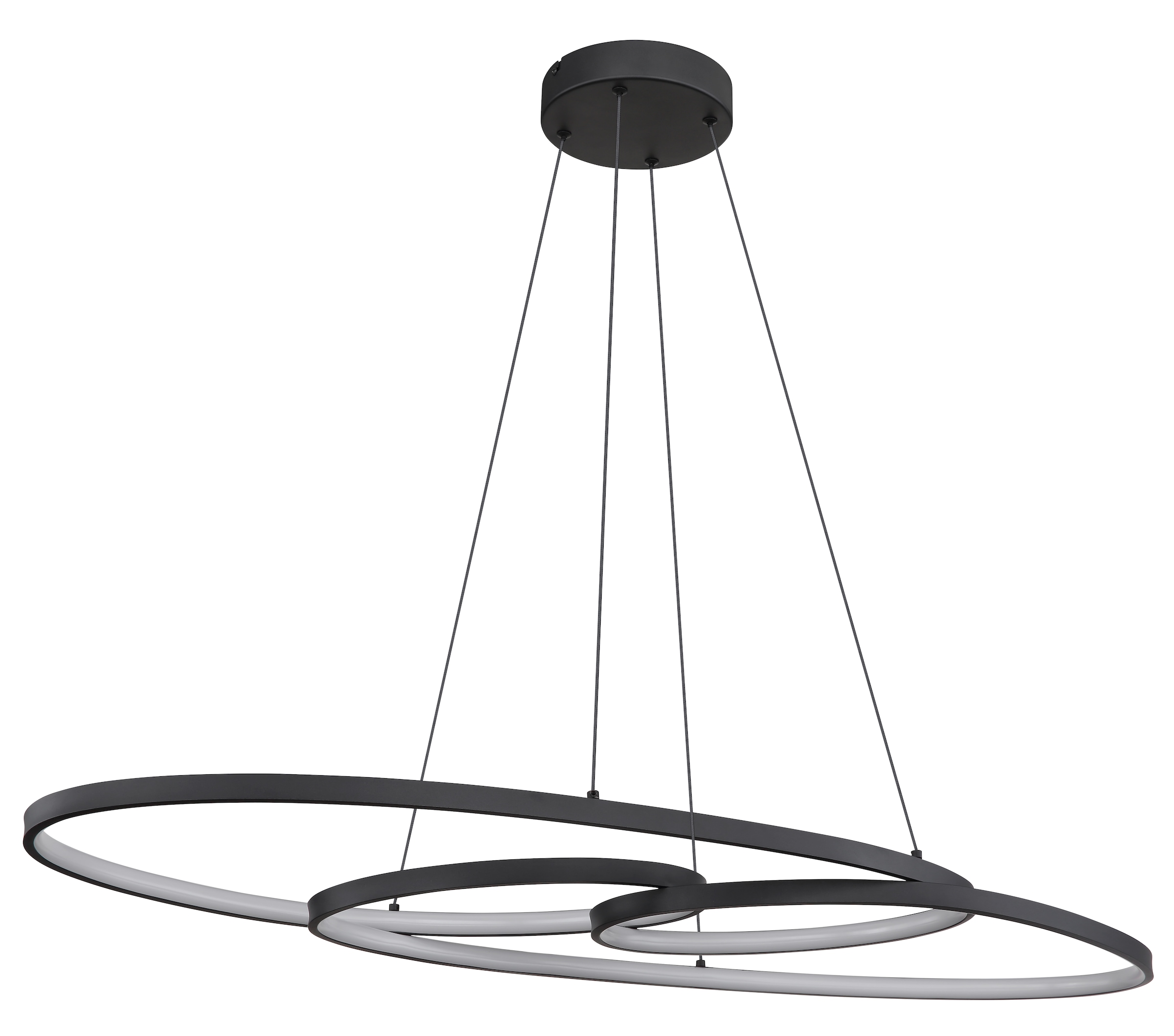 GLOBO LIGHTING LED Pendelleuchte »SPIRA«, Leuchtmittel LED-Modul | LED fest integriert, Hängelampe/Hängeleuchte/Wohnzimmer/Esstisch/elegant
