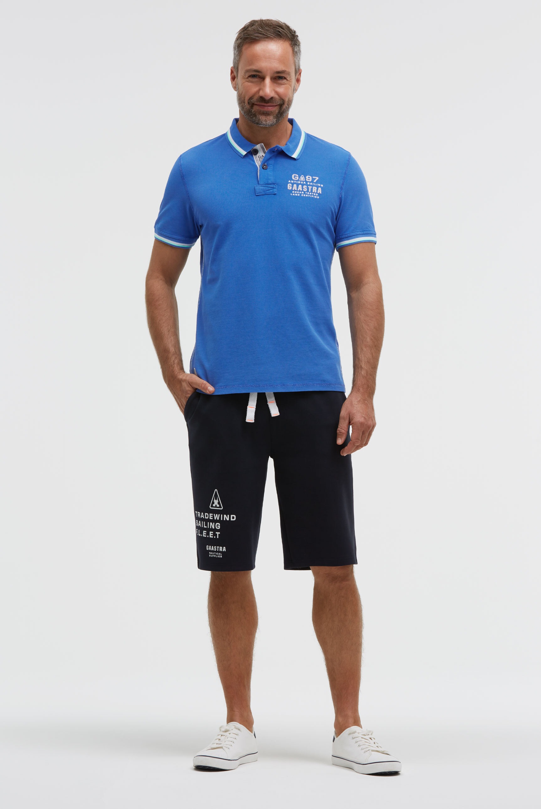Gaastra Damen Poloshirt blau horizon Gr. L 2