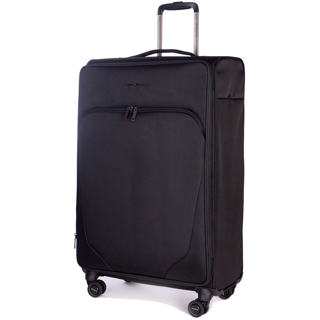 Stratic Weichgepäck-Trolley »Mix L, black«, 4 Rollen