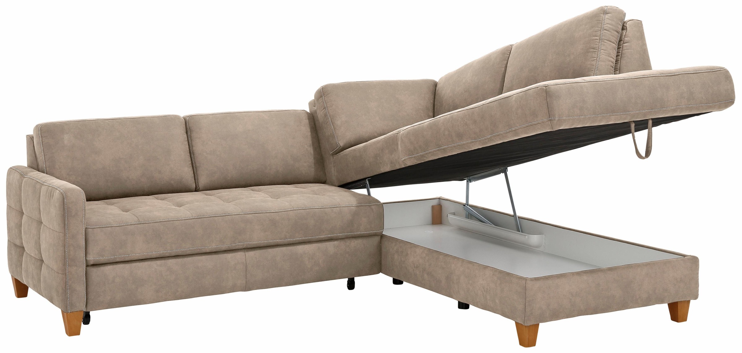 Home affaire Ecksofa »Earl« mit Bettkasten online kaufen | BAUR | Ecksofas