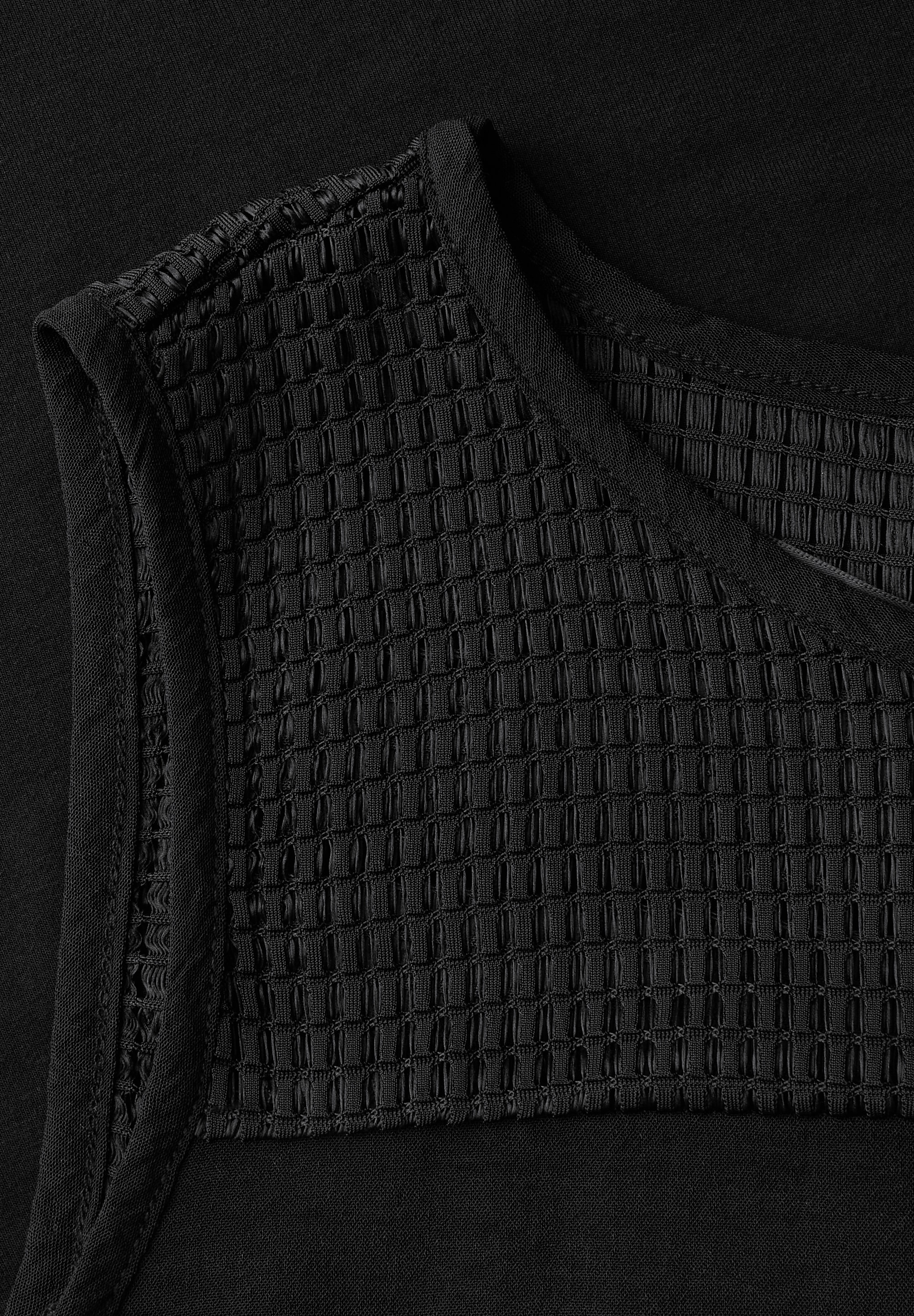 STREET ONE Rundhalsshirt, mit Rundhalsausschnitt