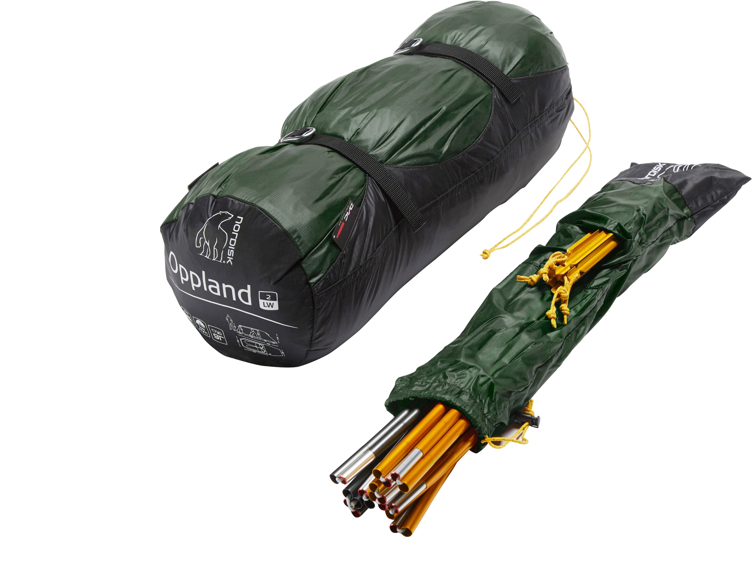 Nordisk Tunnelzelt »Oppland 2 LW«, 2 Personen