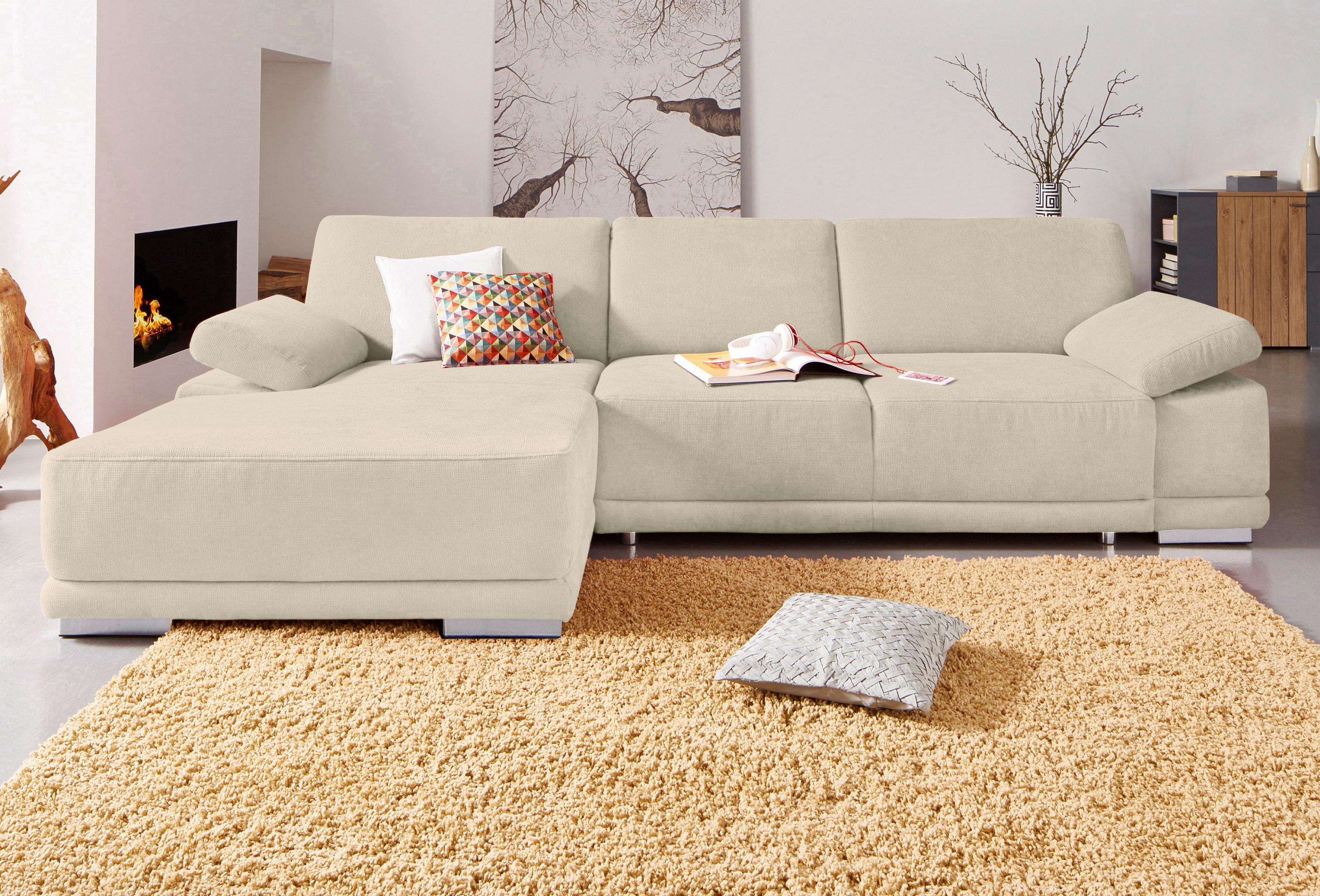 sit&more Ecksofa "Coria L-Form" mit XL-Recamiere, wahlweise mit Schlaffunktion