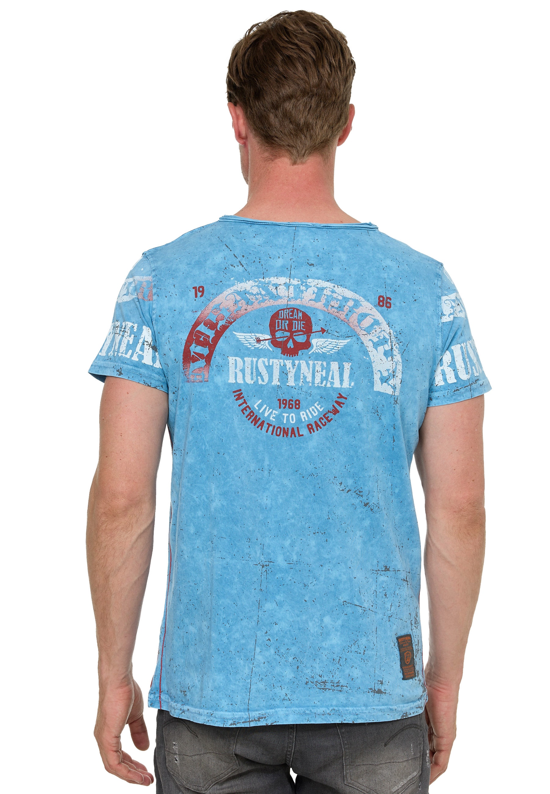 Rusty Neal T-Shirt, mit Markenprint