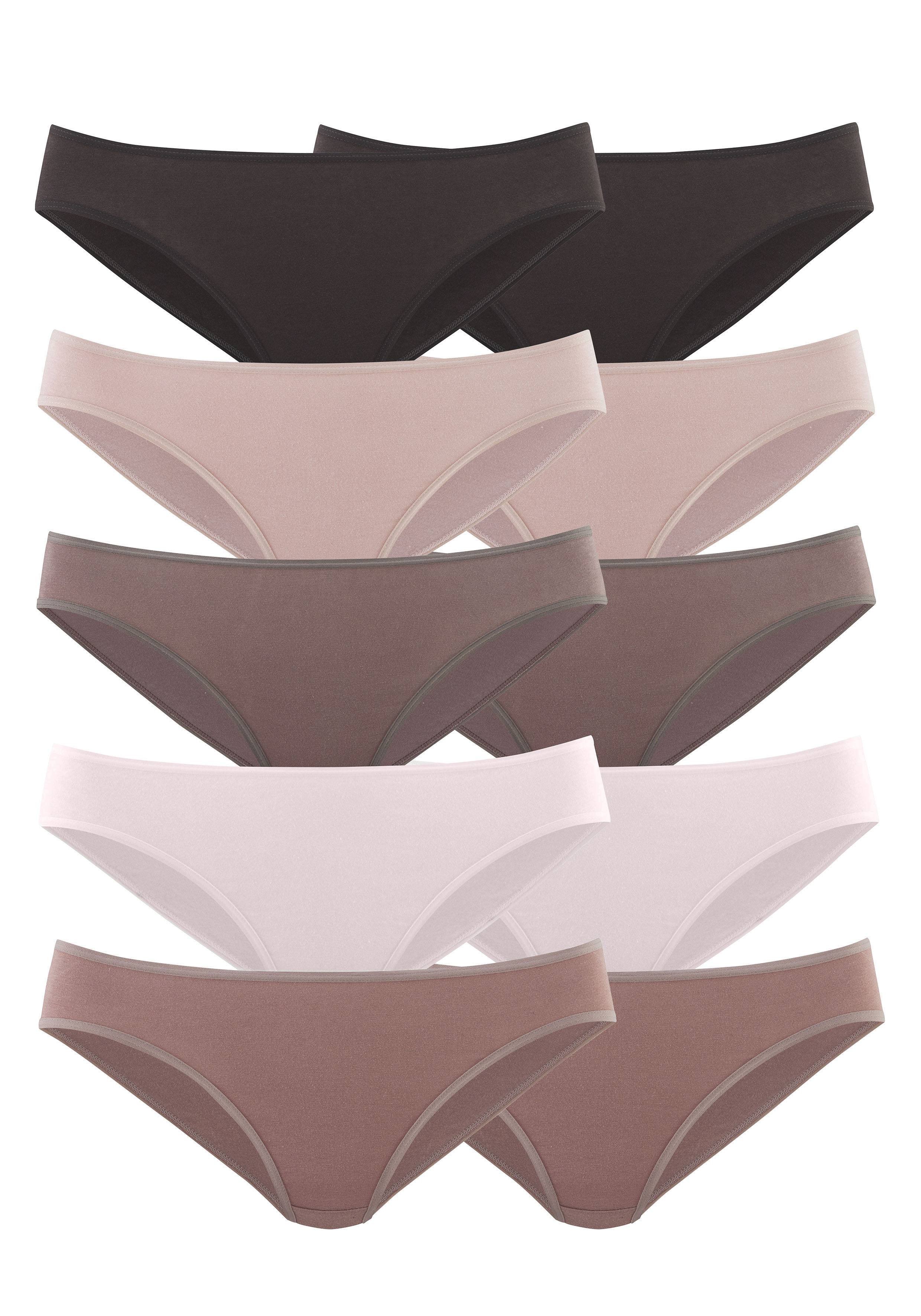 petite fleur by Lascana 10er-Pack, aus elastischer Baumwolle