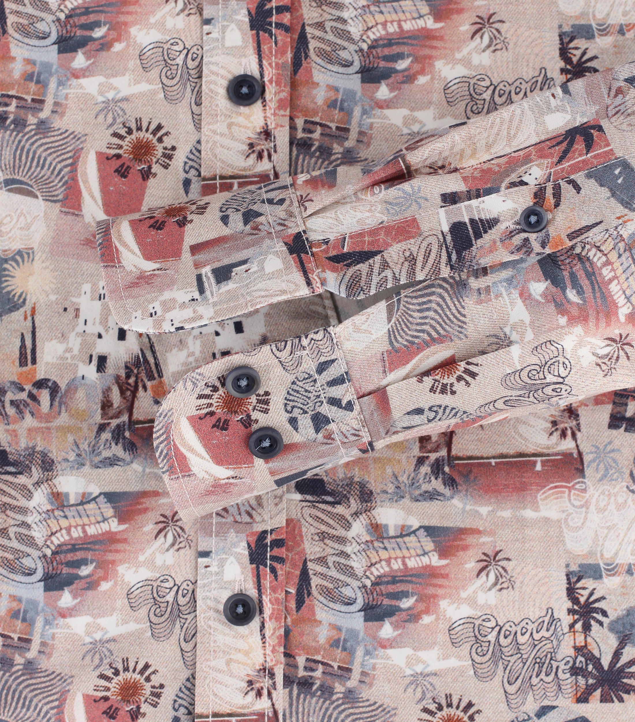 CASAMODA Langarmhemd »CASAMODA Freizeithemd Print«