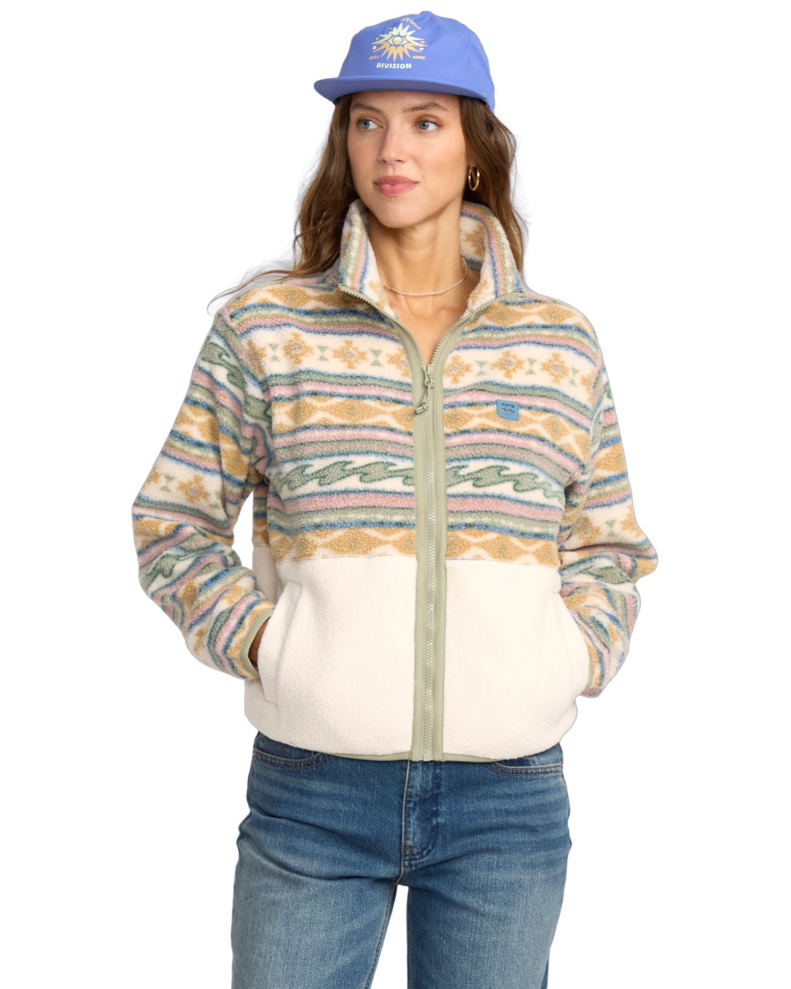 Billabong Fleecepullover "Rock Jetty Mock Neck" günstig online kaufen