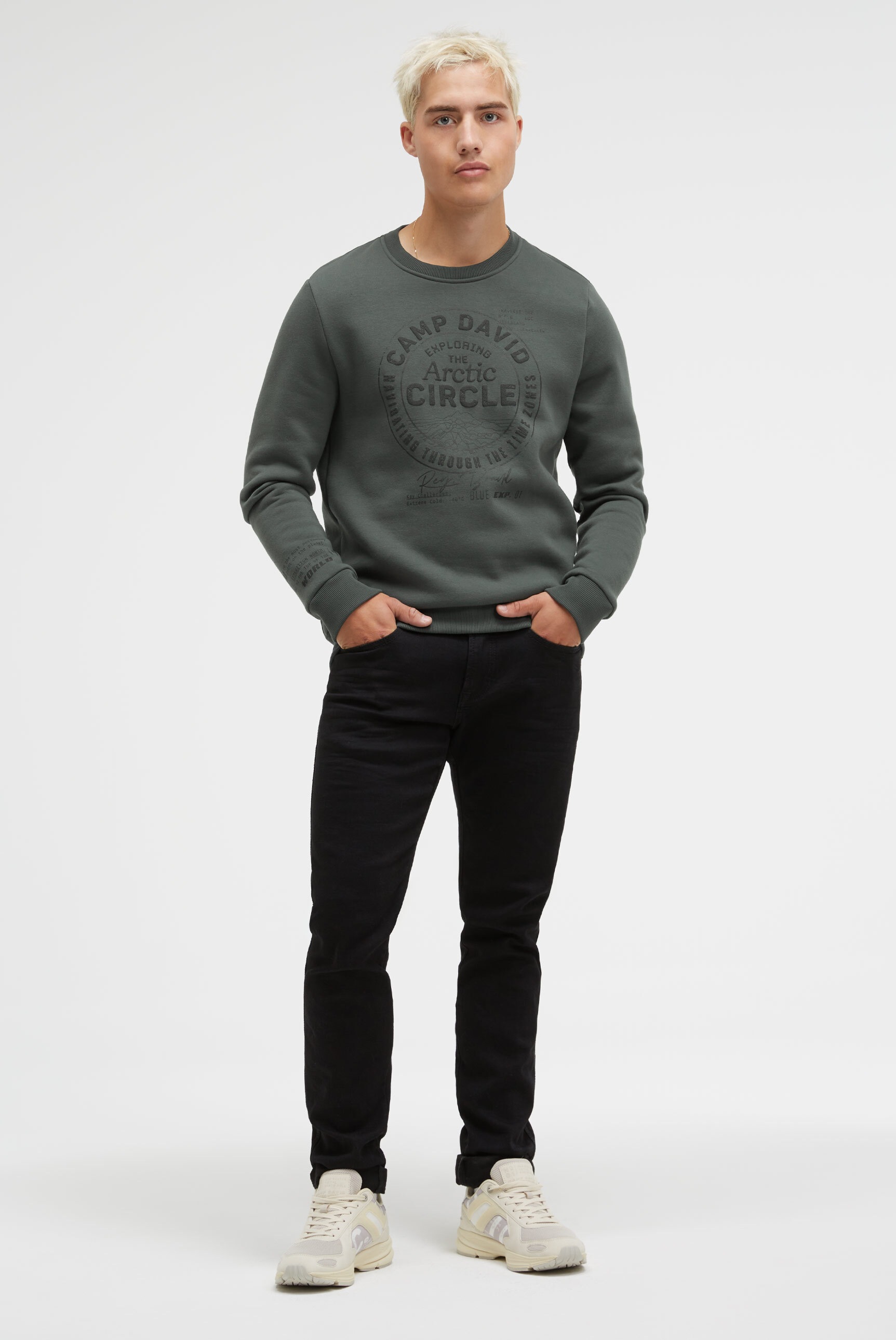 CAMP DAVID Sweater, mit weicher Innenseite