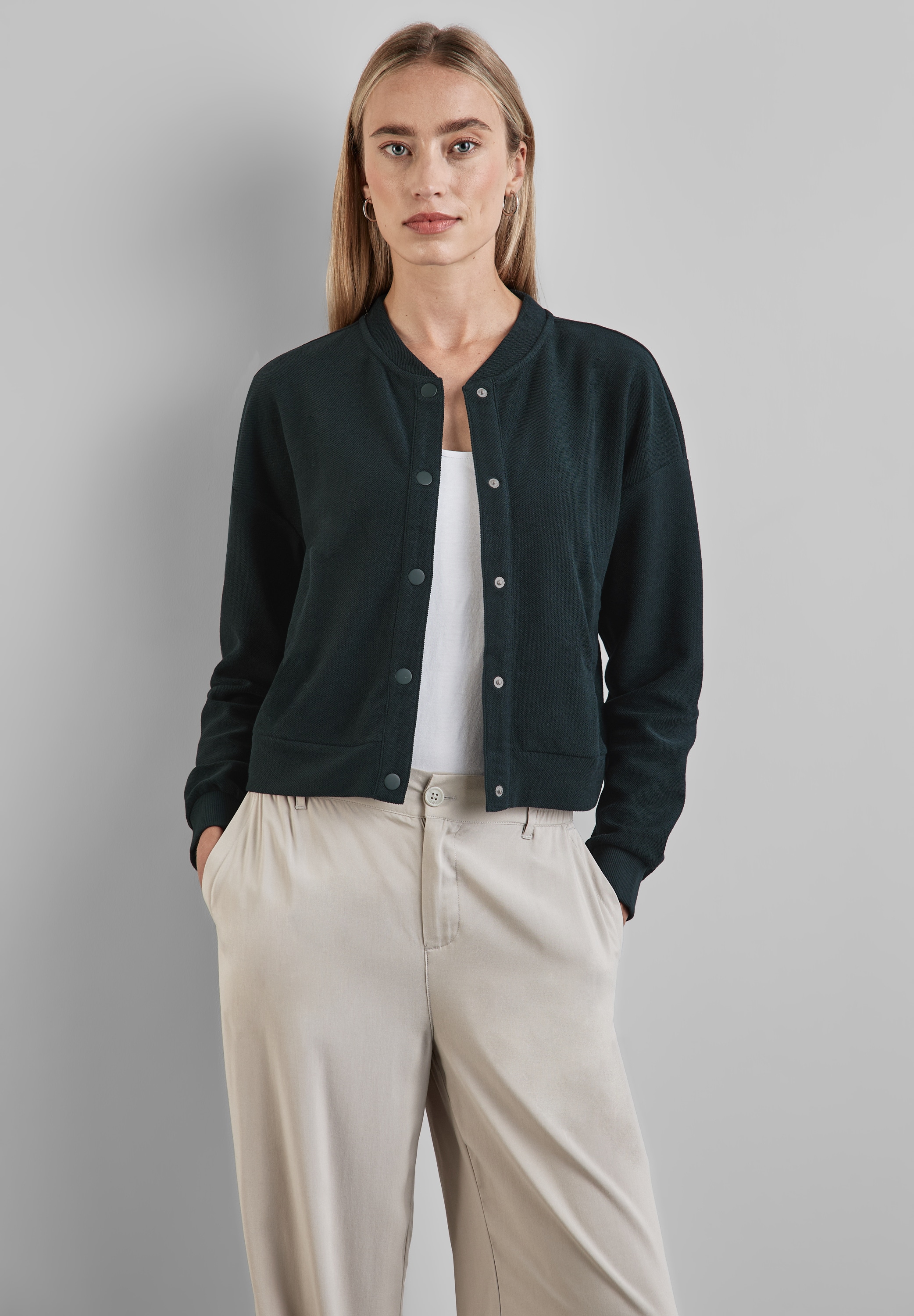 STREET ONE Cardigan, im soften Baumwoll-Mix