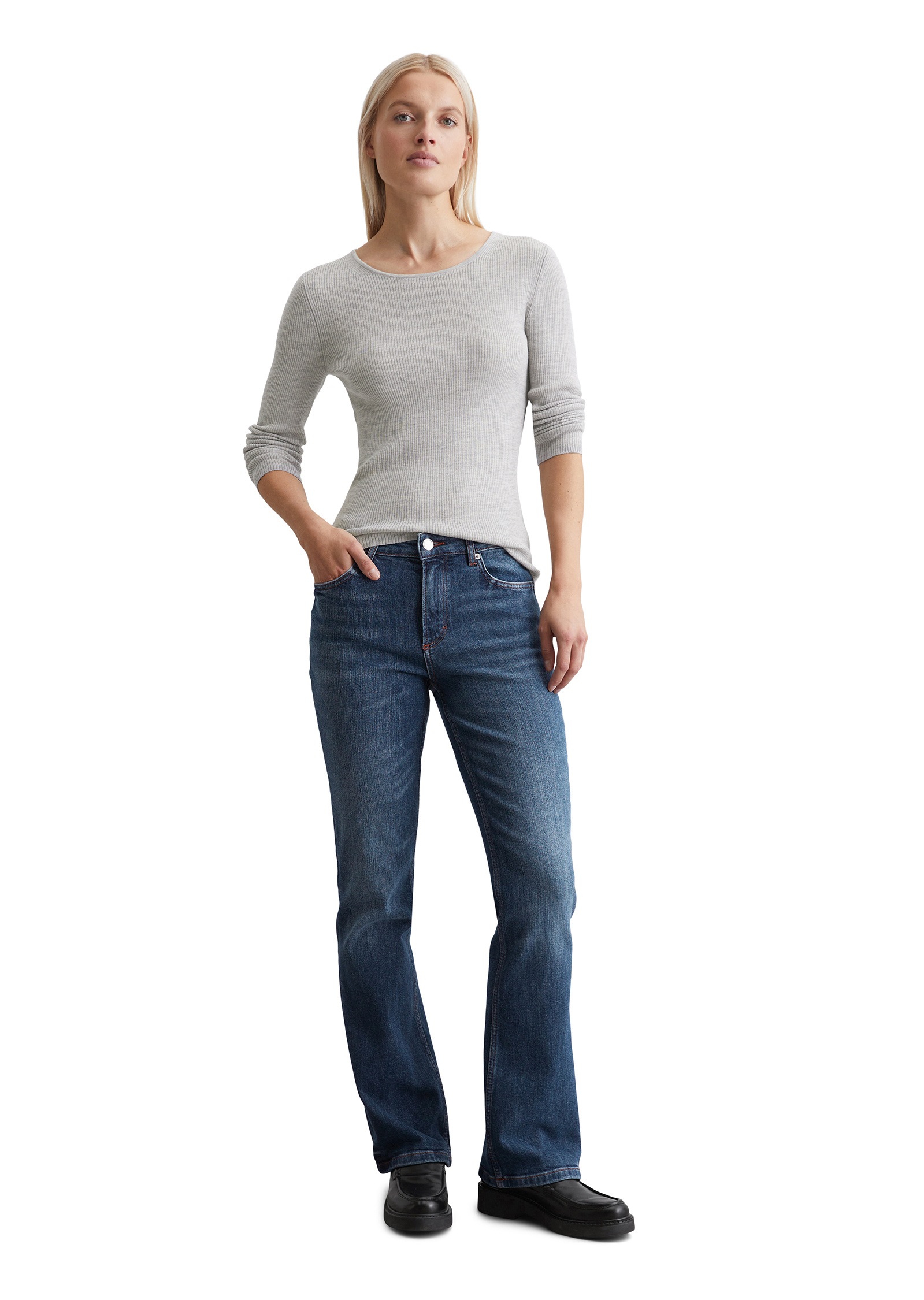 Marc O'Polo Strickpullover »aus feiner Merinowolle«