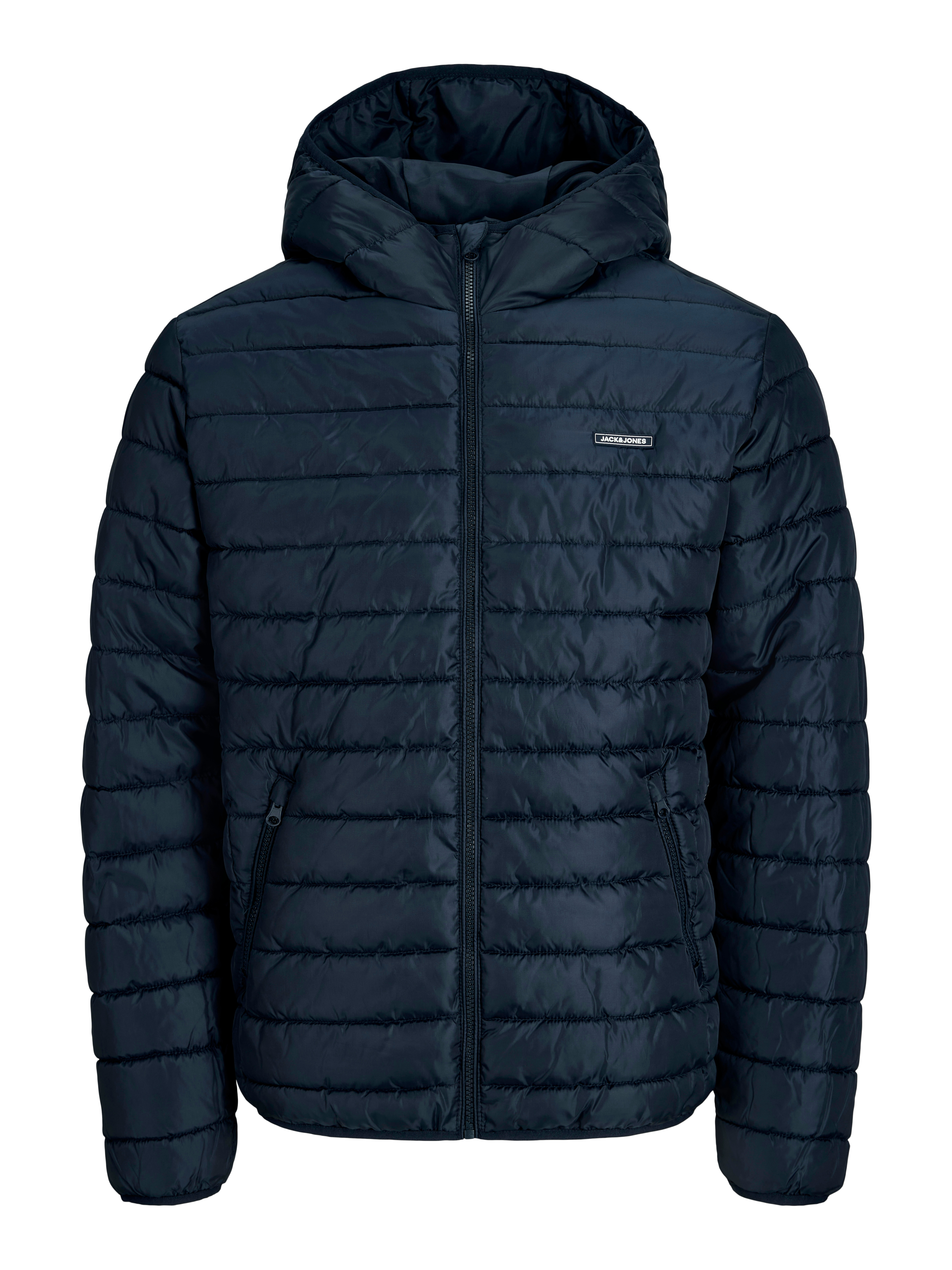 Jack & Jones PlusSize Steppjacke "JJELVIS LIGHT PUFFER HOOD PLS" mit Kapuze Kunstfaser, regular fit