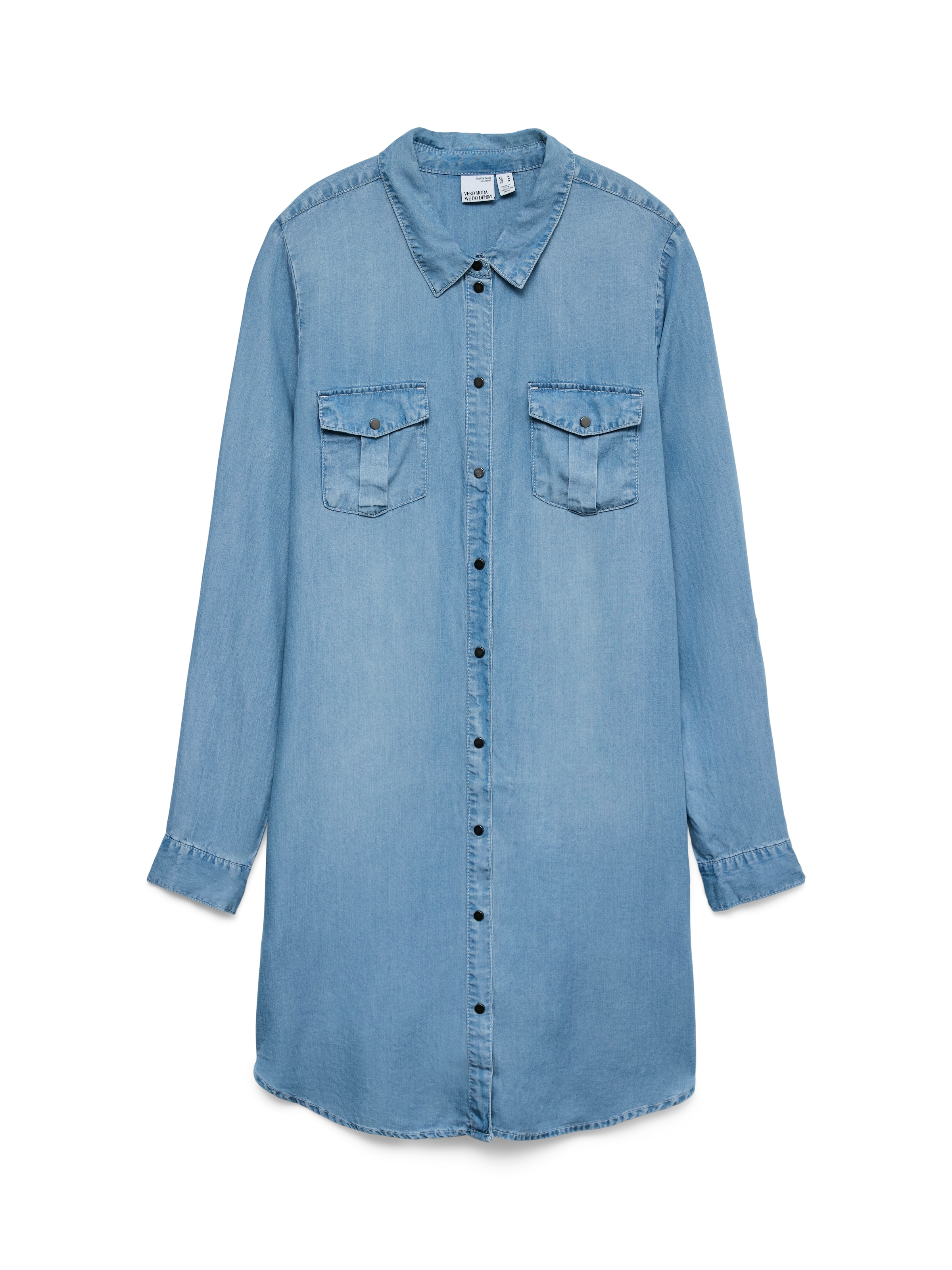 Vero Moda Jeanskleid »VMSILLA« Brusttaschen | Eingrifftaschen