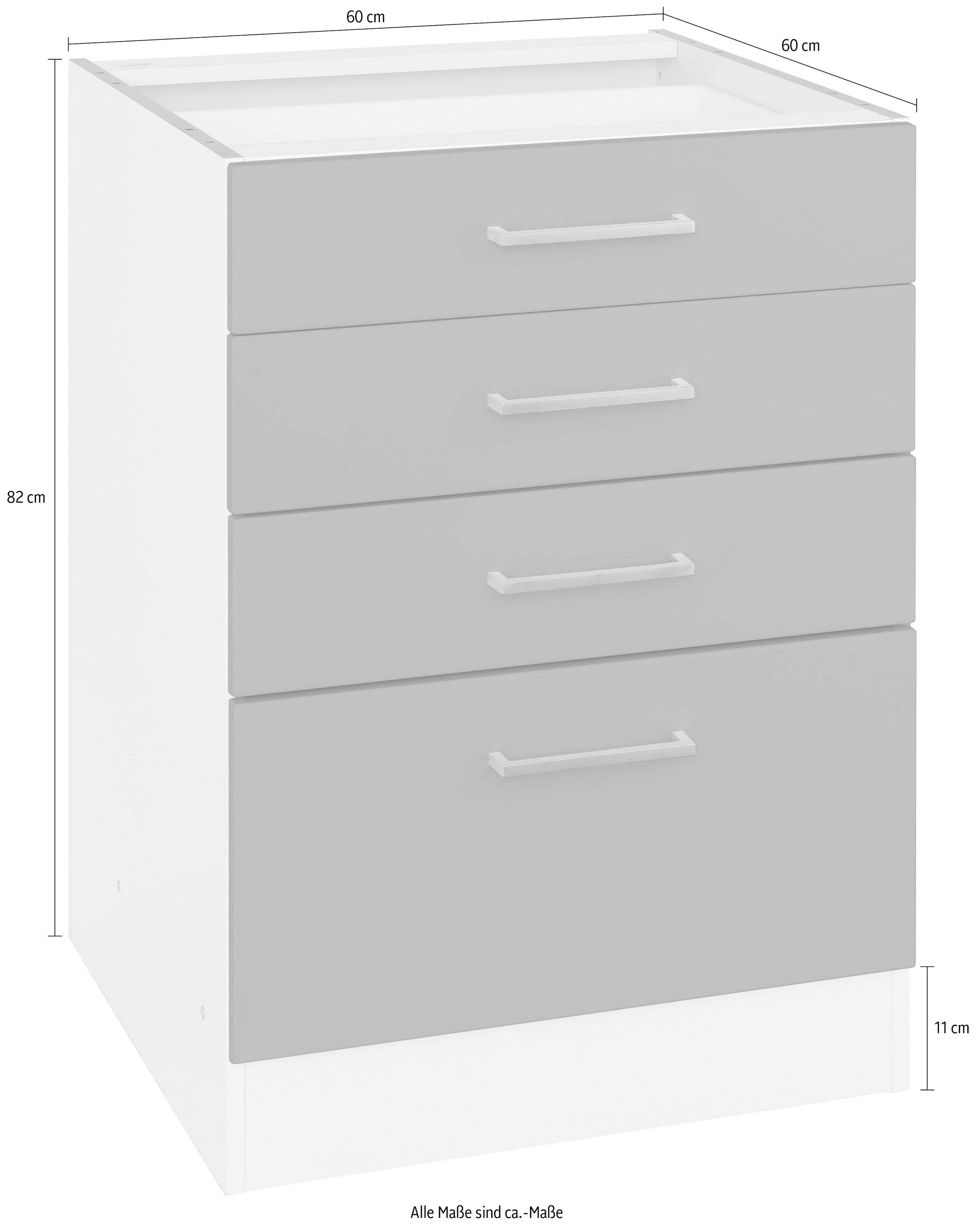 KOCHSTATION Unterschrank »KS-Visby«, Breite 60 cm