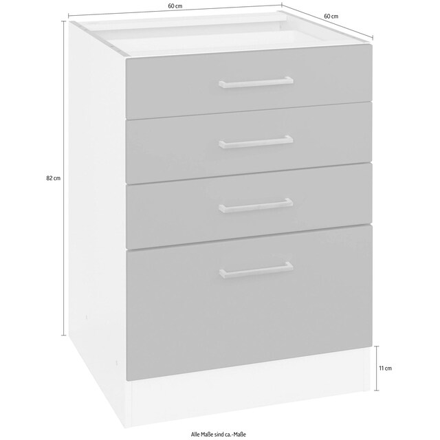 HELD MÖBEL Unterschrank »Visby«, Breite 60 cm | BAUR