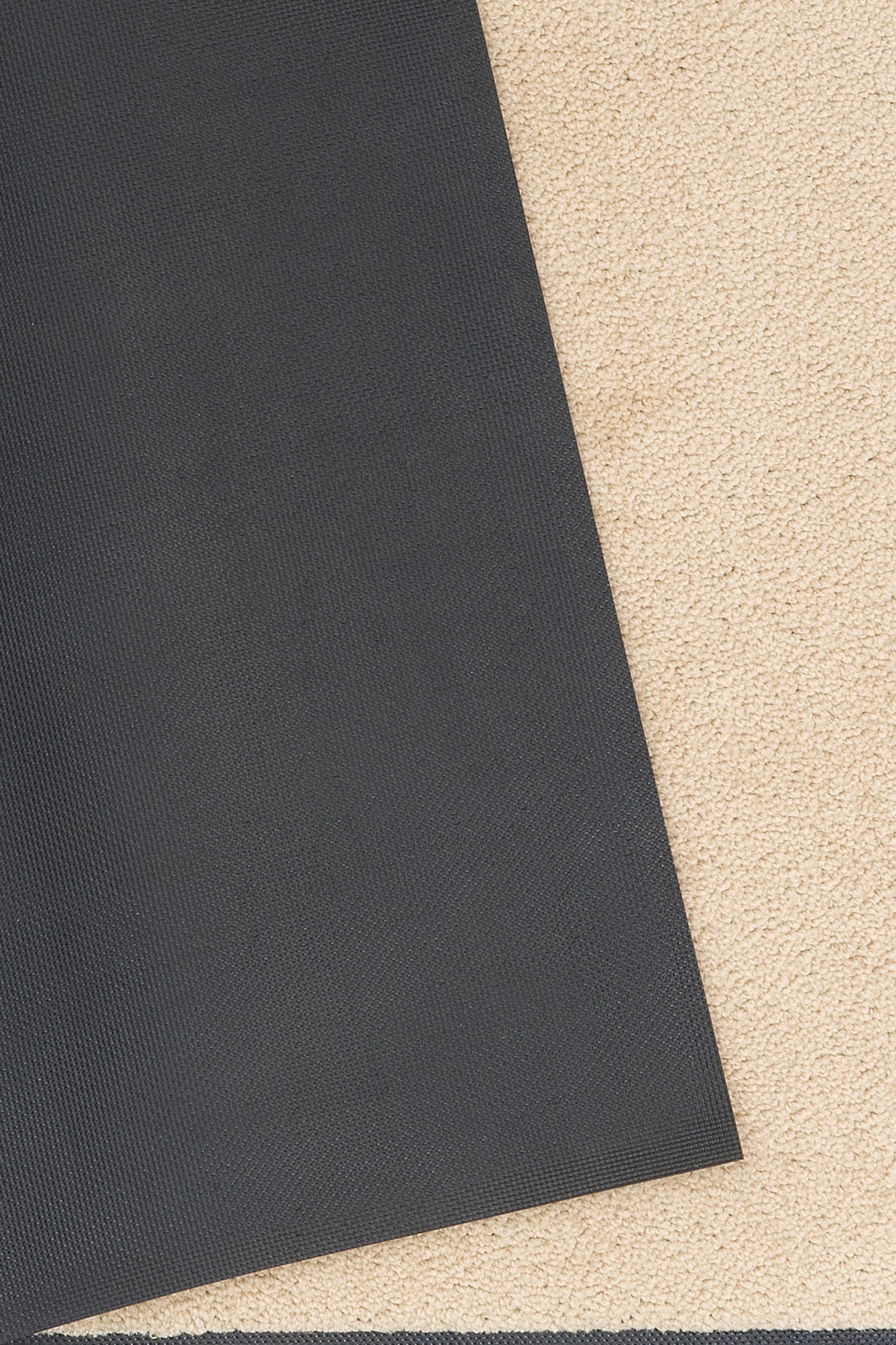 my home Fußmatte »Lavea«, rechteckig, 9 mm Höhe, Schmutzfangmatte, Uni-Farben, In- und Outdoor-Teppich, waschbar