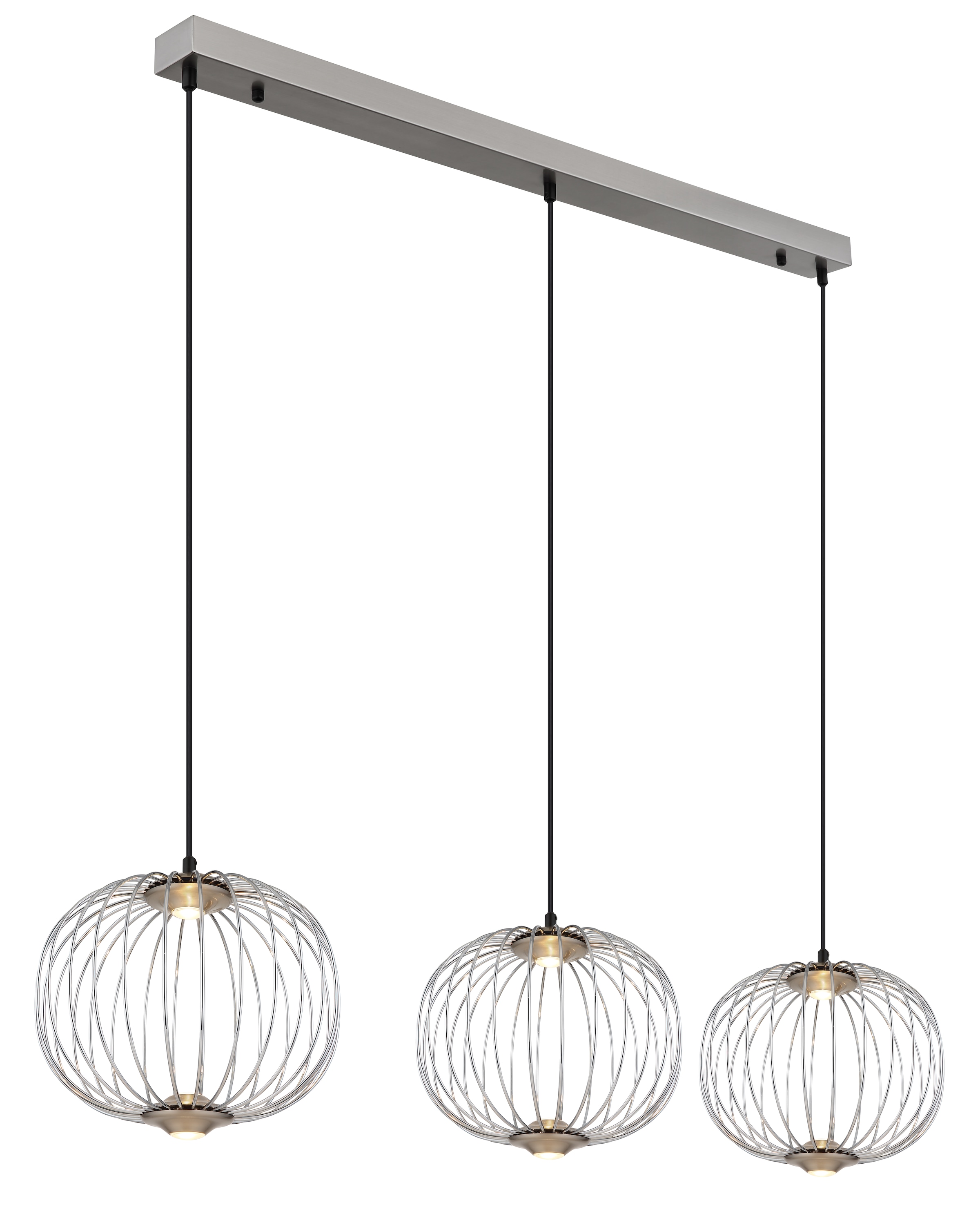 GLOBO LIGHTING LED Pendelleuchte »GALWAY«, Leuchtmittel LED-Modul | LED fest integriert, Hängelampe/Hängeleuchte/Wohnzimmer/Esszimmer/Esstisch/rund