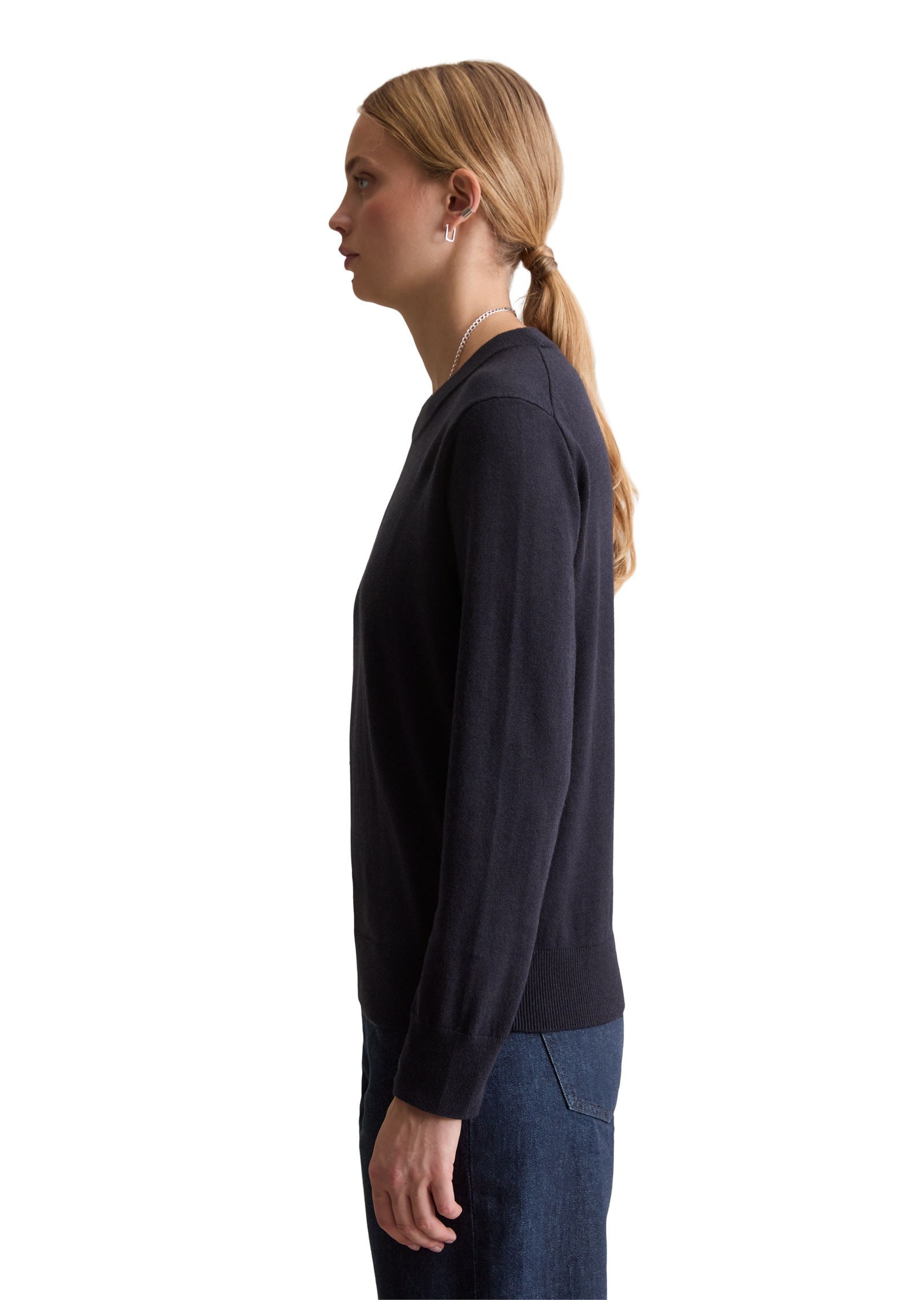 Marc O'Polo DENIM Strickpullover »aus Soft Cotton Stretch«