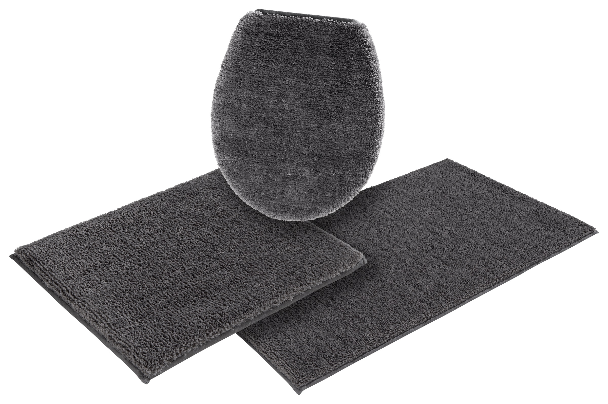 my home Badematte "Vanessa, Badvorleger, Badezimmer Teppich" Höhe 10 mm rut günstig online kaufen