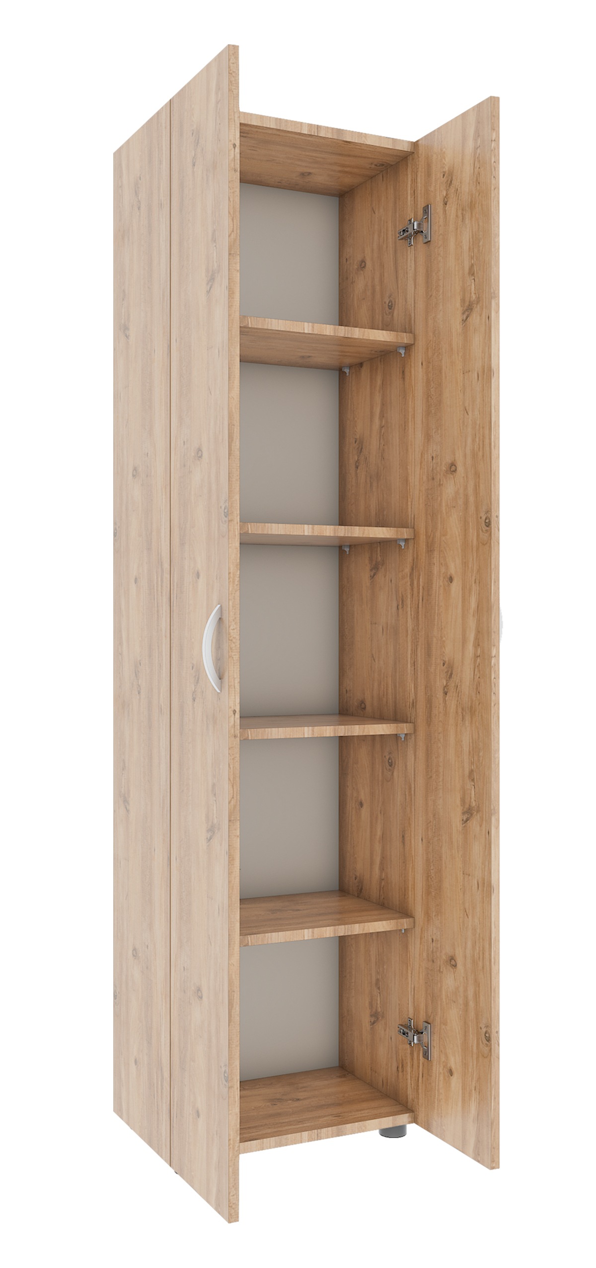 VCM Aktenschrank »VCM Büroschrank mit 5 Fächern | moderner Aktenschrank mit Drehtüren | Maße ca. H. 178 x B. 49 x T. 34 cm ¿ Ulas 5-Fach«, (1 St.)