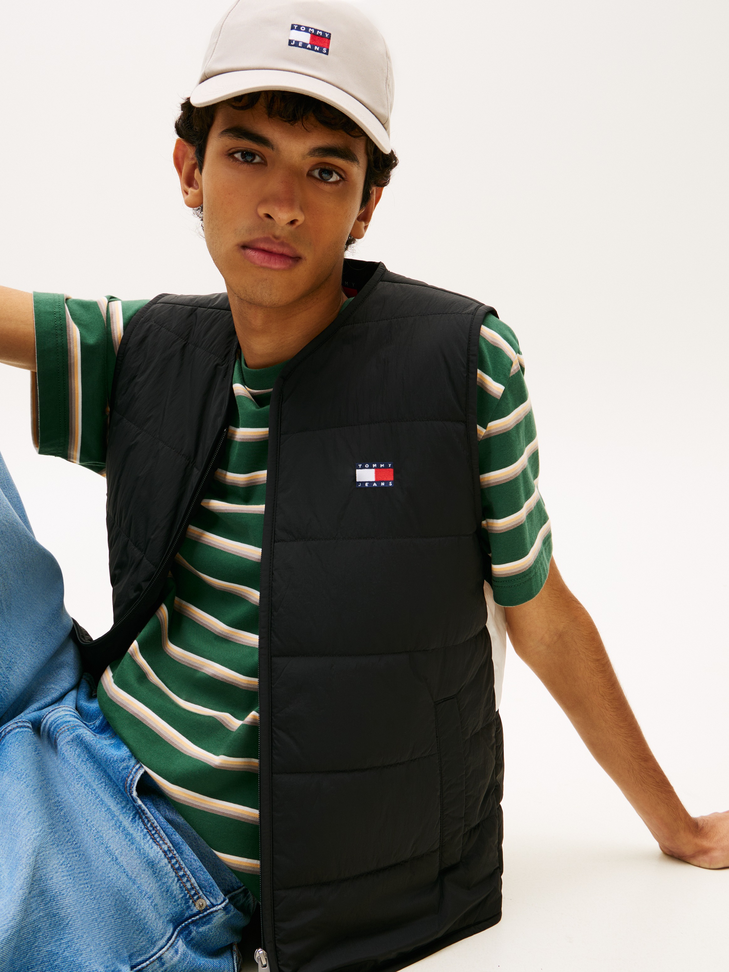 Tommy Jeans Steppweste "TJM HERITAGE FLAG QUILTED" Underliner Regular fit m günstig online kaufen