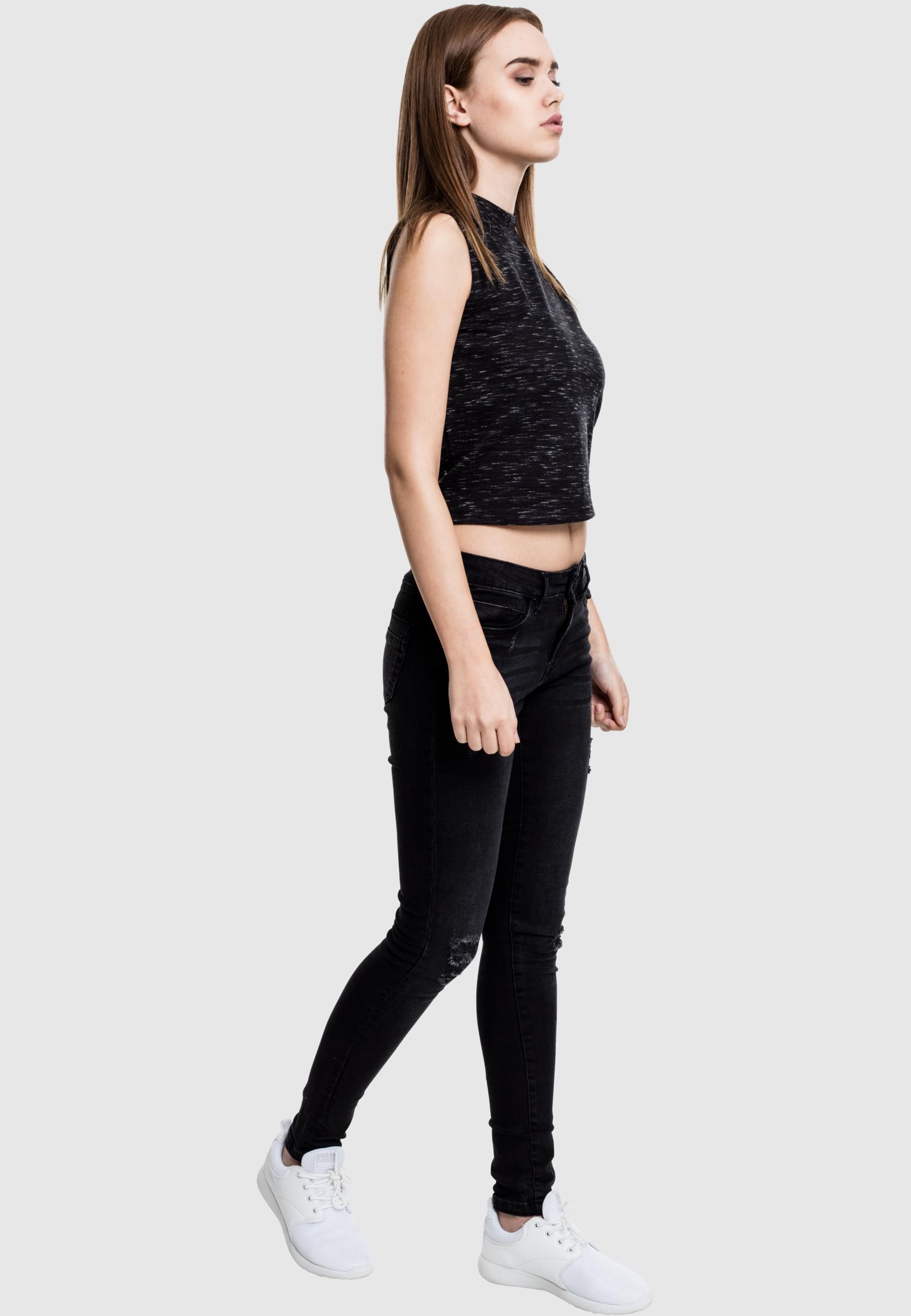 URBAN CLASSICS Muskelshirt »Urban Classics Damen Ladies Space Dye Top«, (1 tlg.)