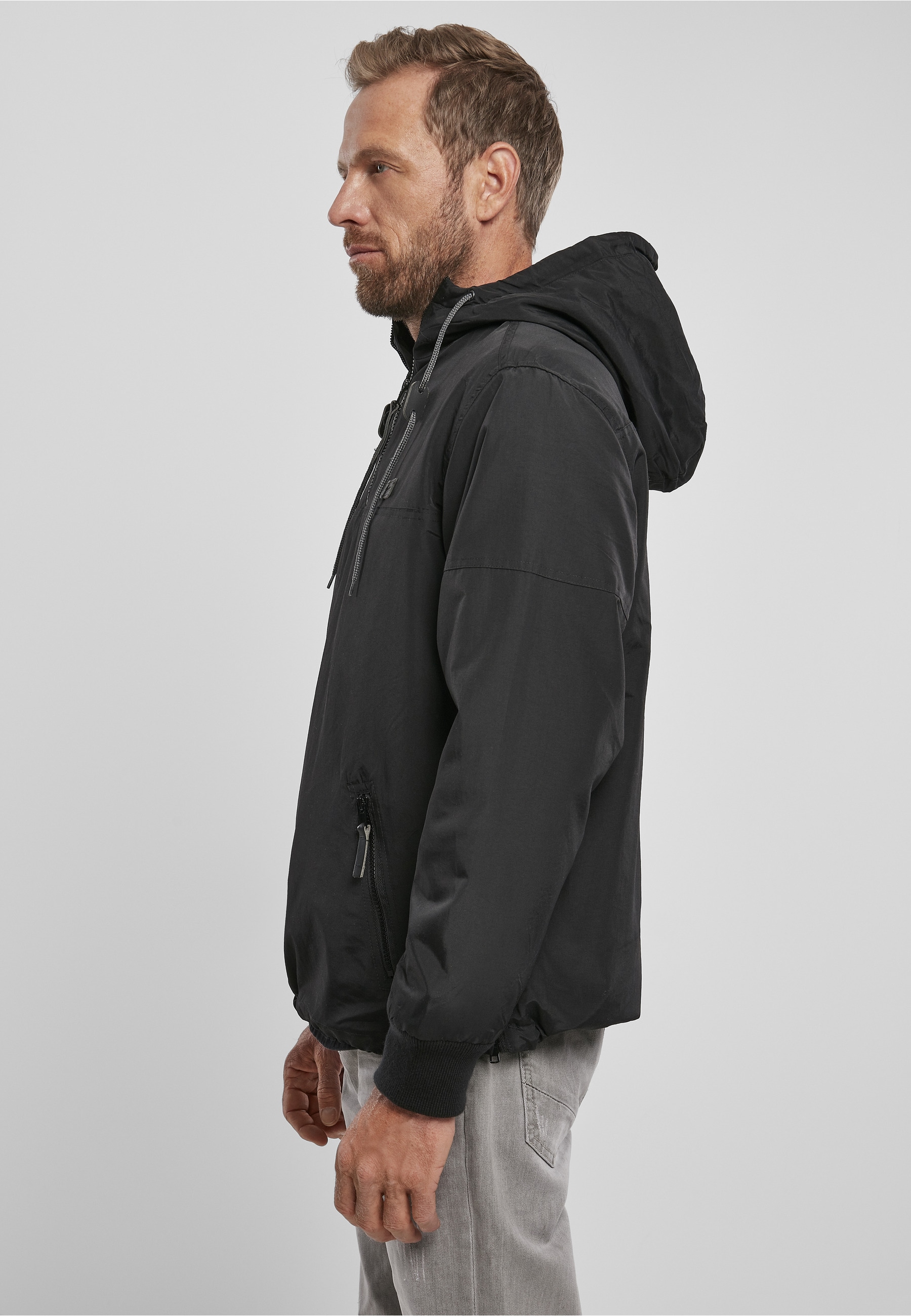 Brandit Anorak »Brandit Herren Pull Over Windbreaker« 1 Stk. tlg. mit Kapuze