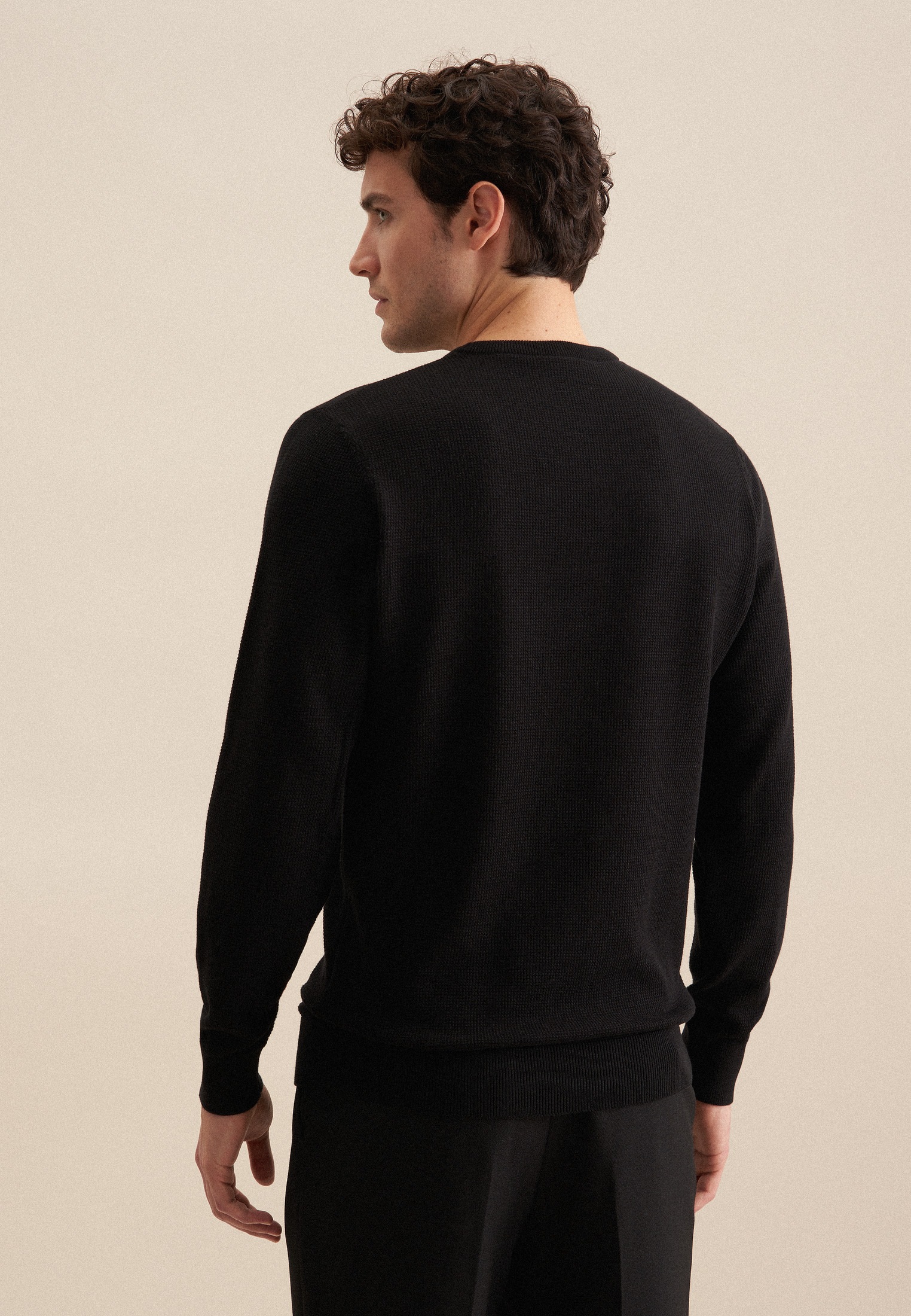 seidensticker Strickpullover »Schwarze Rose«, Rundhals