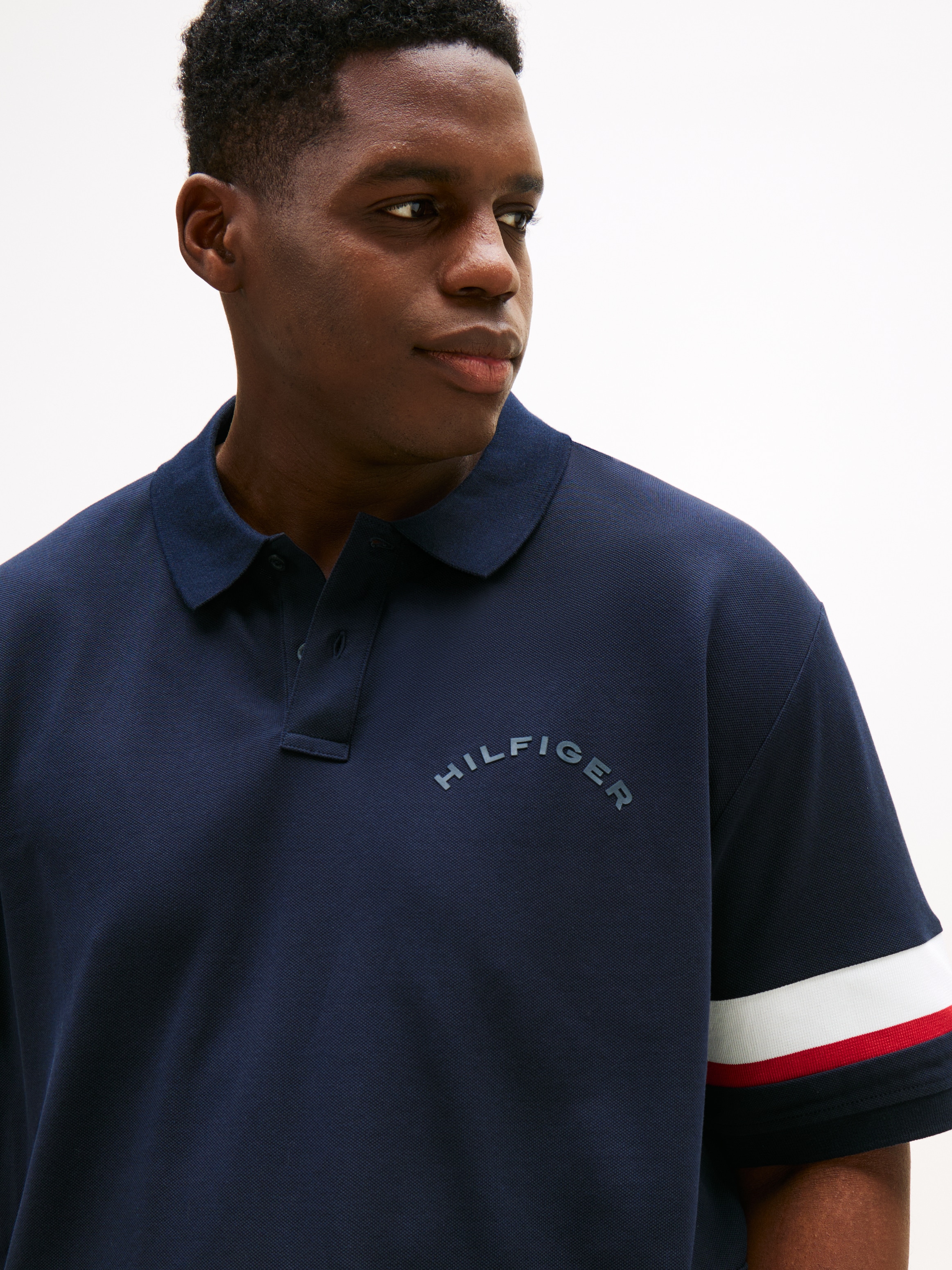 Tommy Hilfiger Big & Tall Poloshirt »SLEEVE TAPE POLO«, Große Größen