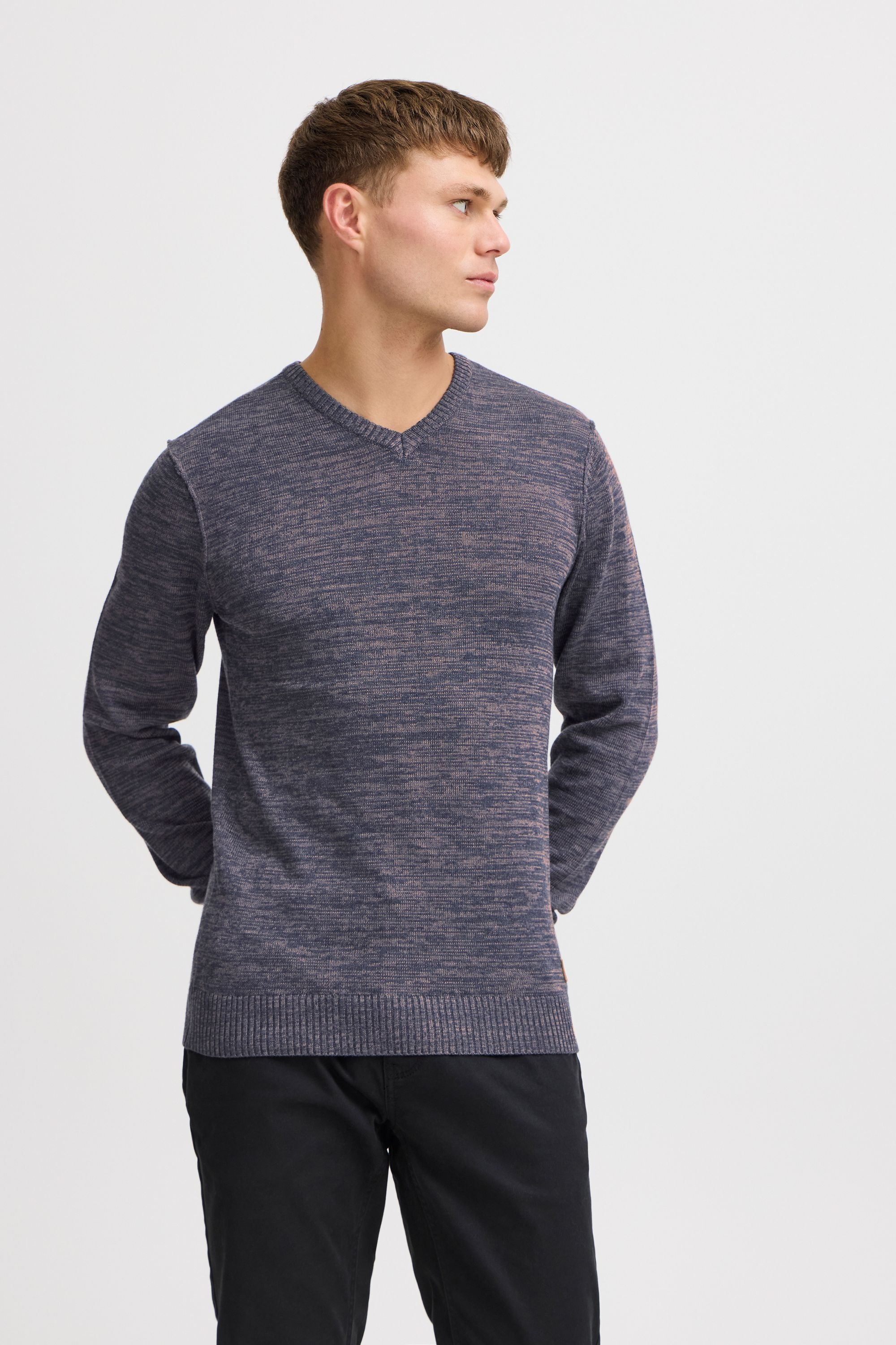 Blend Strickpullover "BHDansel" Feinstrickpullover mit V-Ausschnitt günstig online kaufen