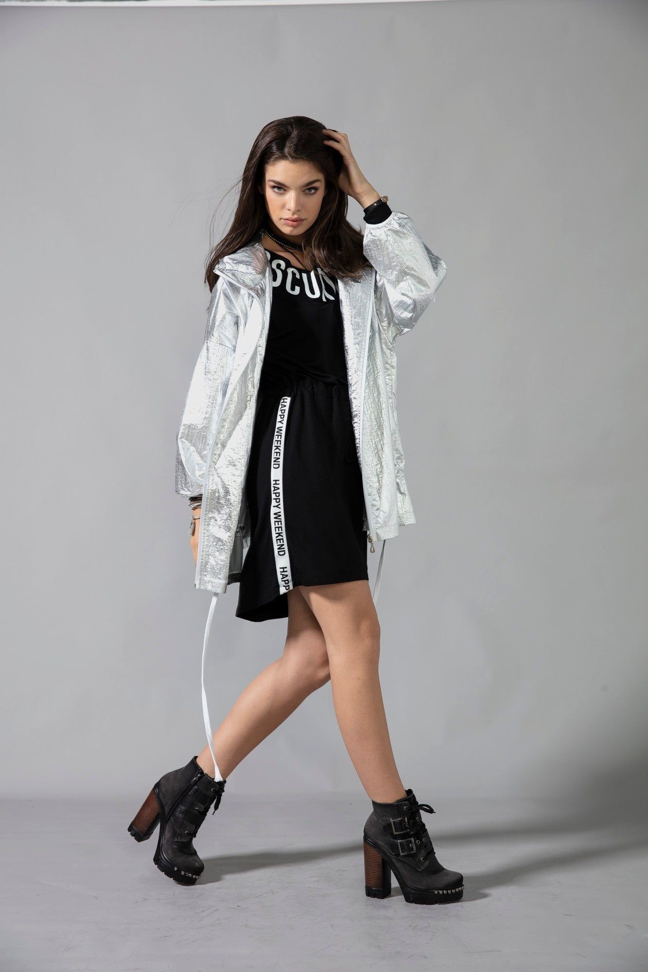 Cipo & Baxx Regenjacke »Jacken«, mit Kapuze, im modernen Look