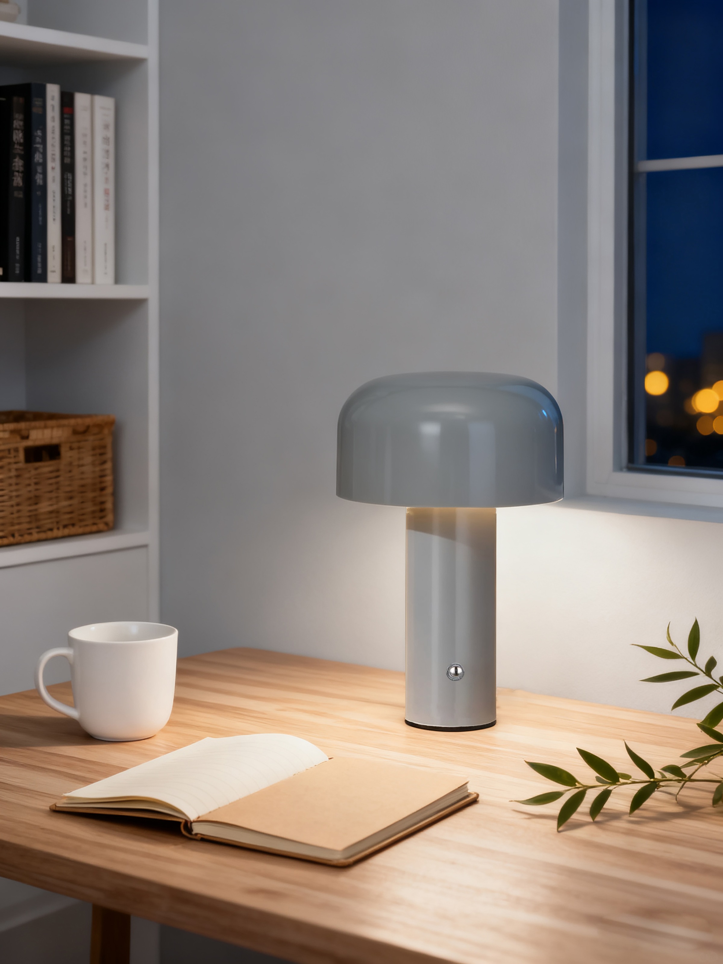 OTTO home LED Tischleuchte »Ronno« LED-Modul 1 Stk. warmweiß - kaltweiß USB-C, Akku, Typ-C-Ladekabel, CCT, Tischlampe kabellos, Akkulampe